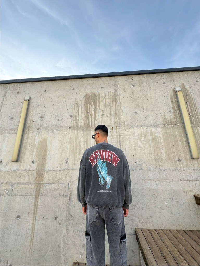 Acid Wash Review Never Sweatshirt