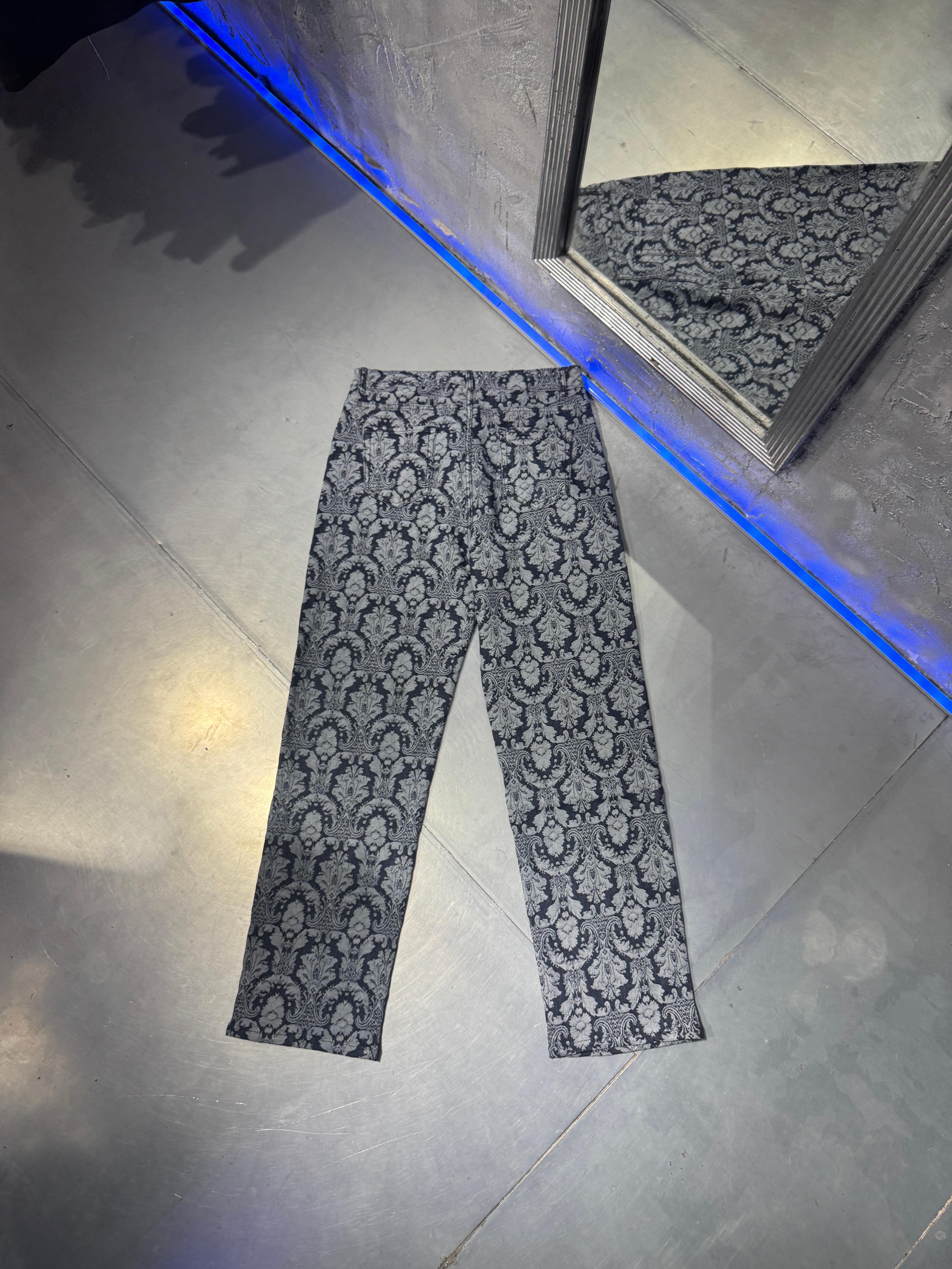 Jacquard Baggy Jean Navy Blue – Limited Edition