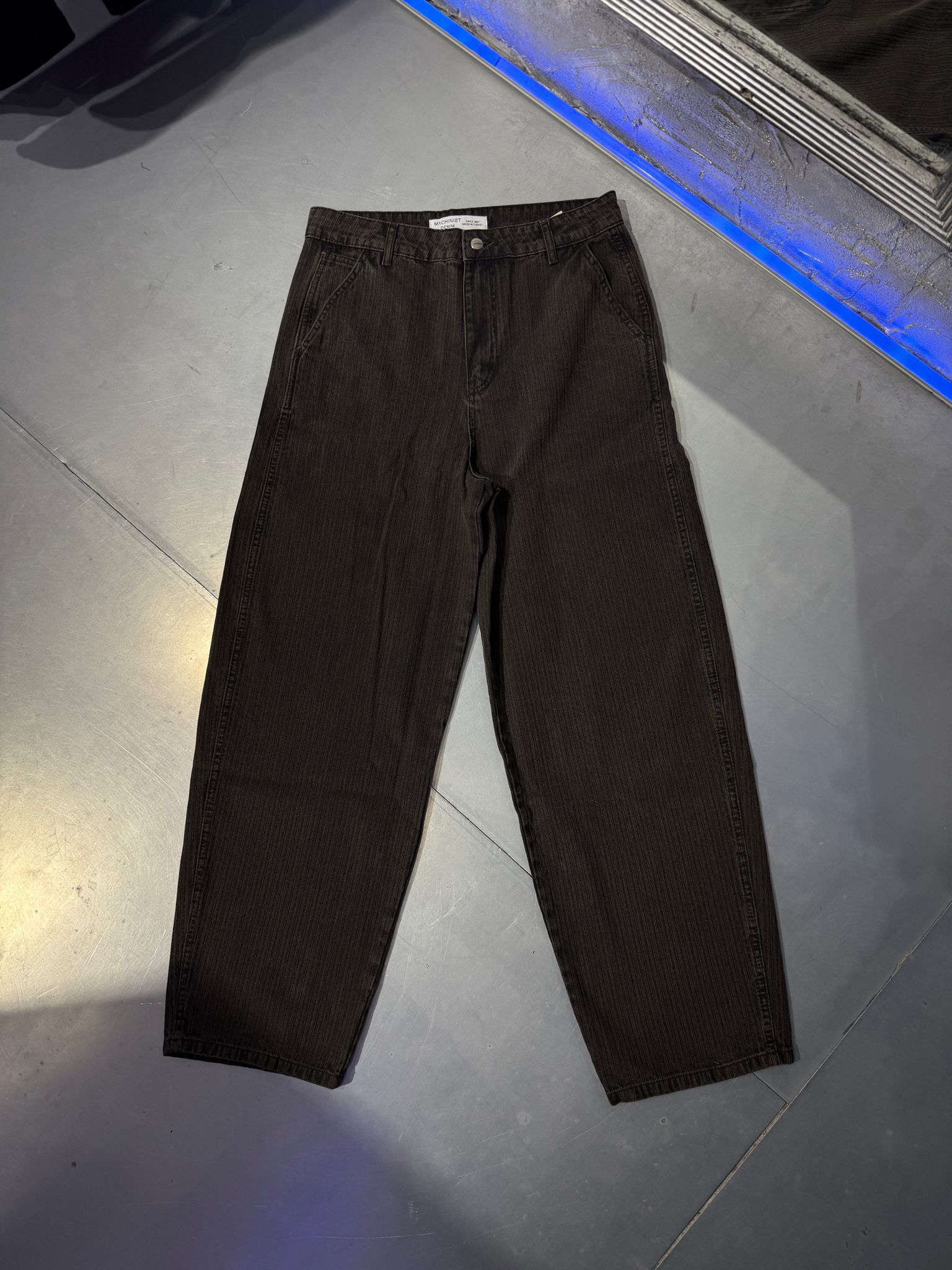 Striped Baloon Fit Jean