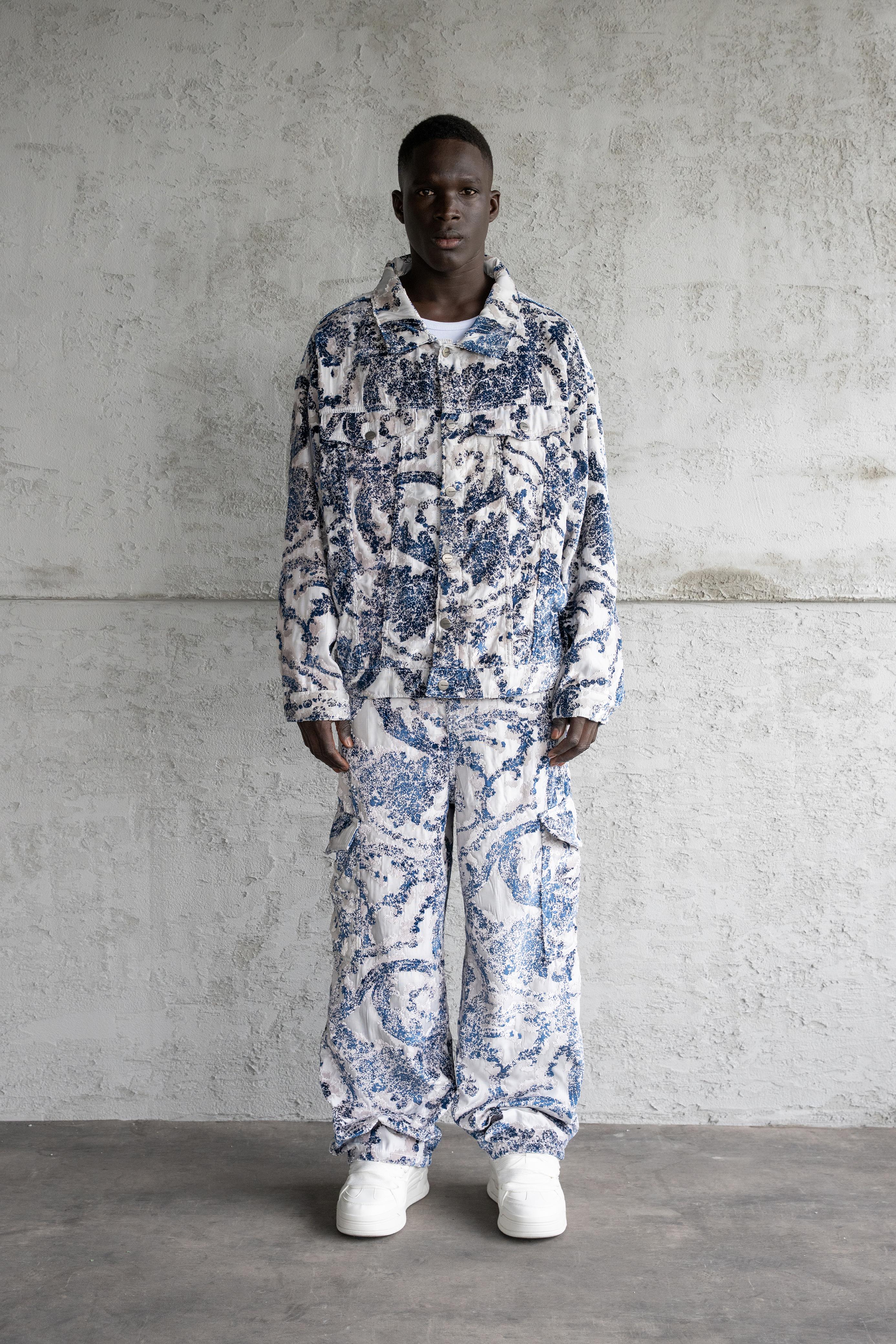 Premium Limited Edition Distorted Denim Takım