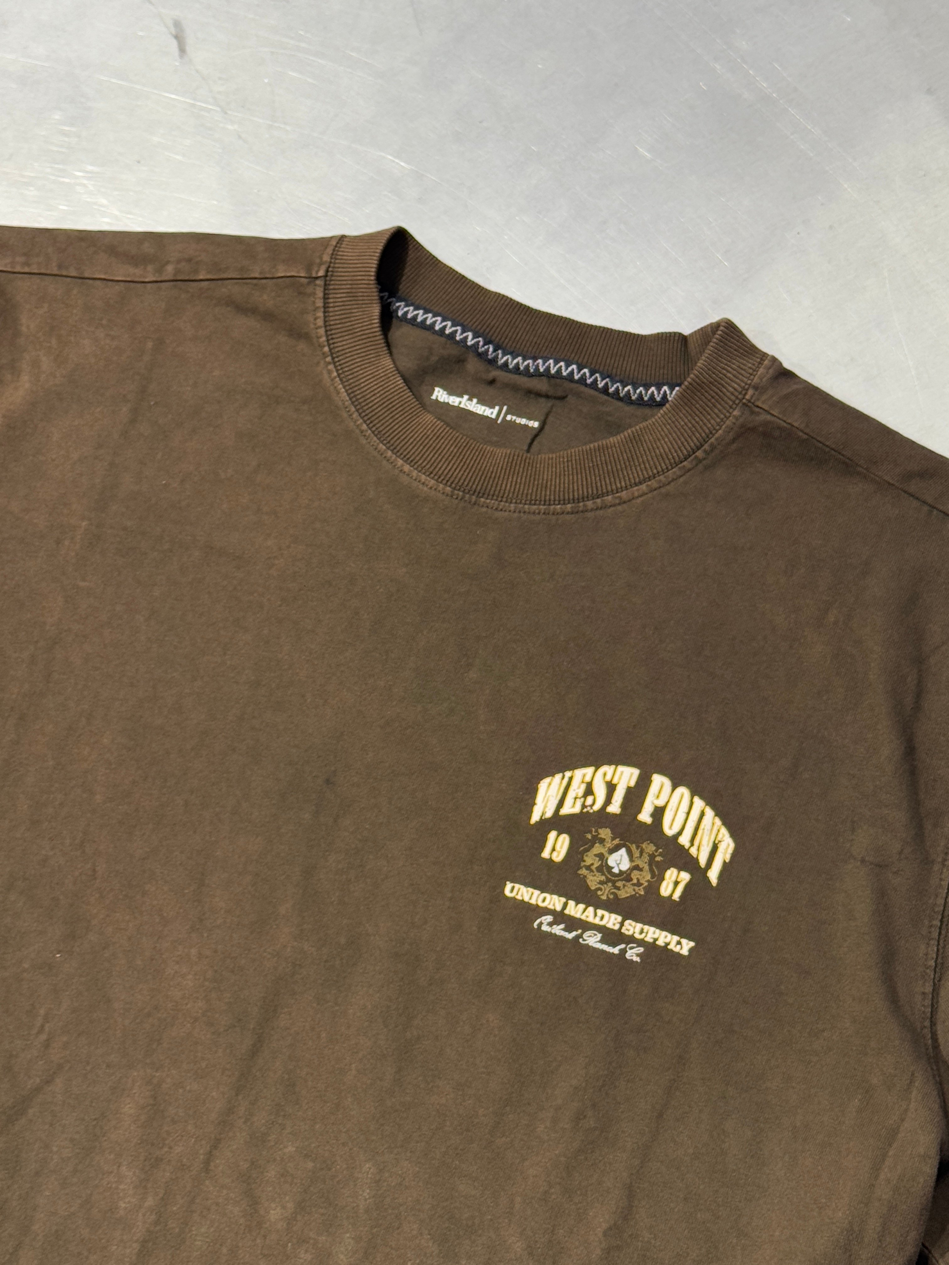 West Point Regular Fit Kahverengi T-Shirt