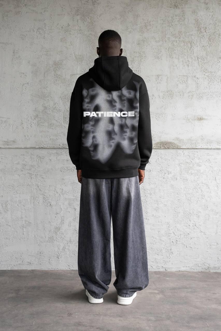 Patience Printed Hoodie Şardonlu Hoodie
