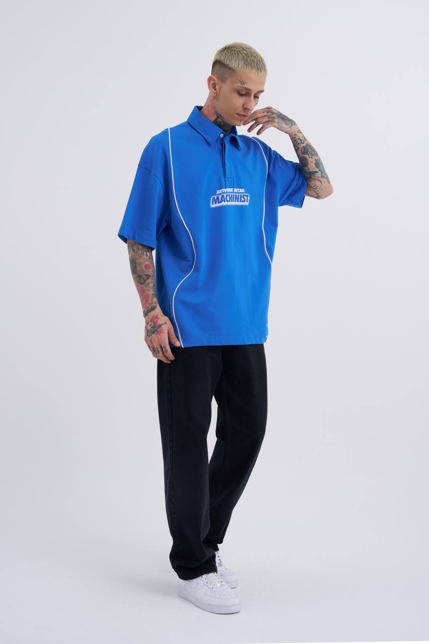 Contrast Piping Polo T-Shirt