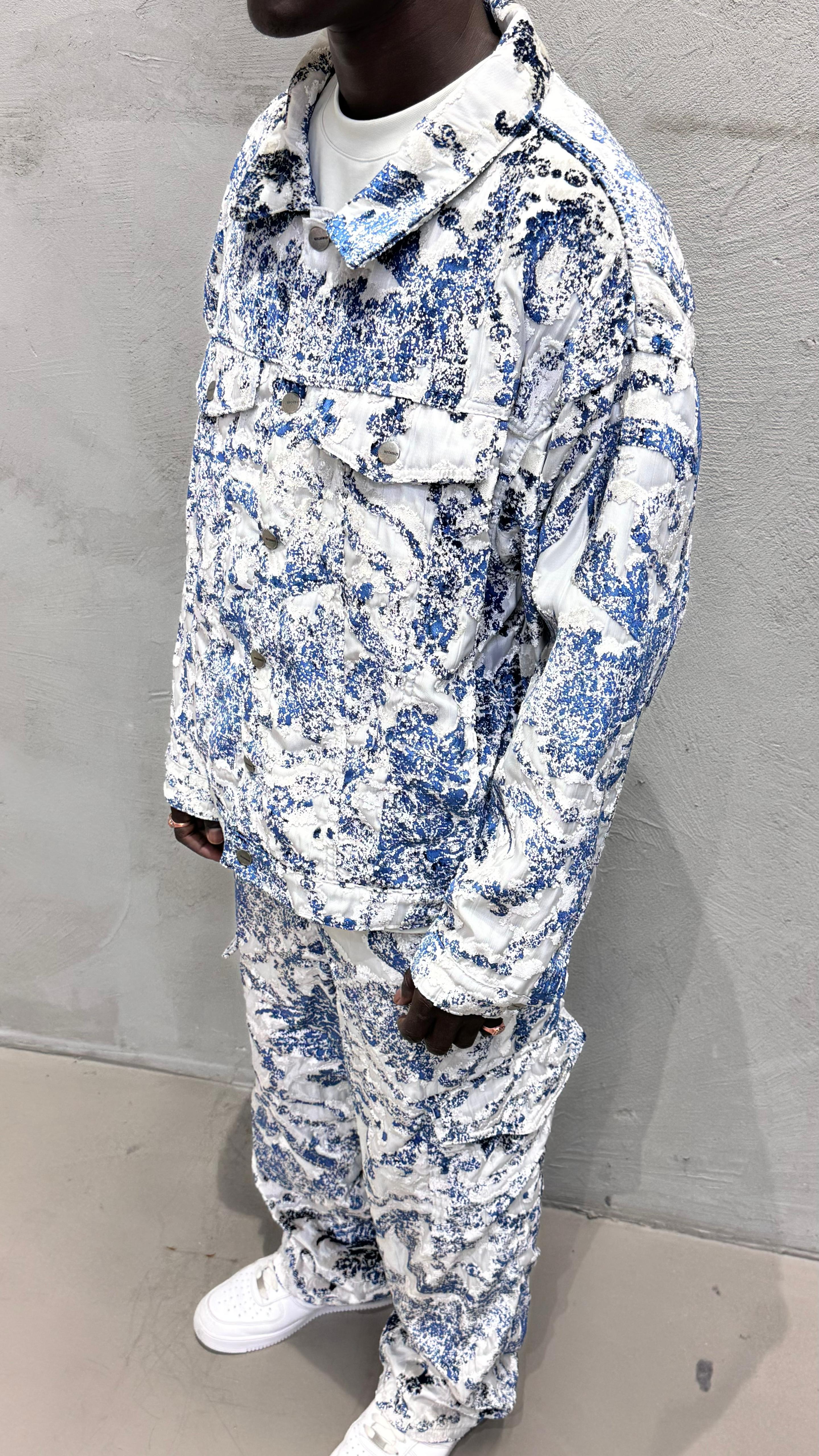 Premium Limited Edition Distorted Denim Takım