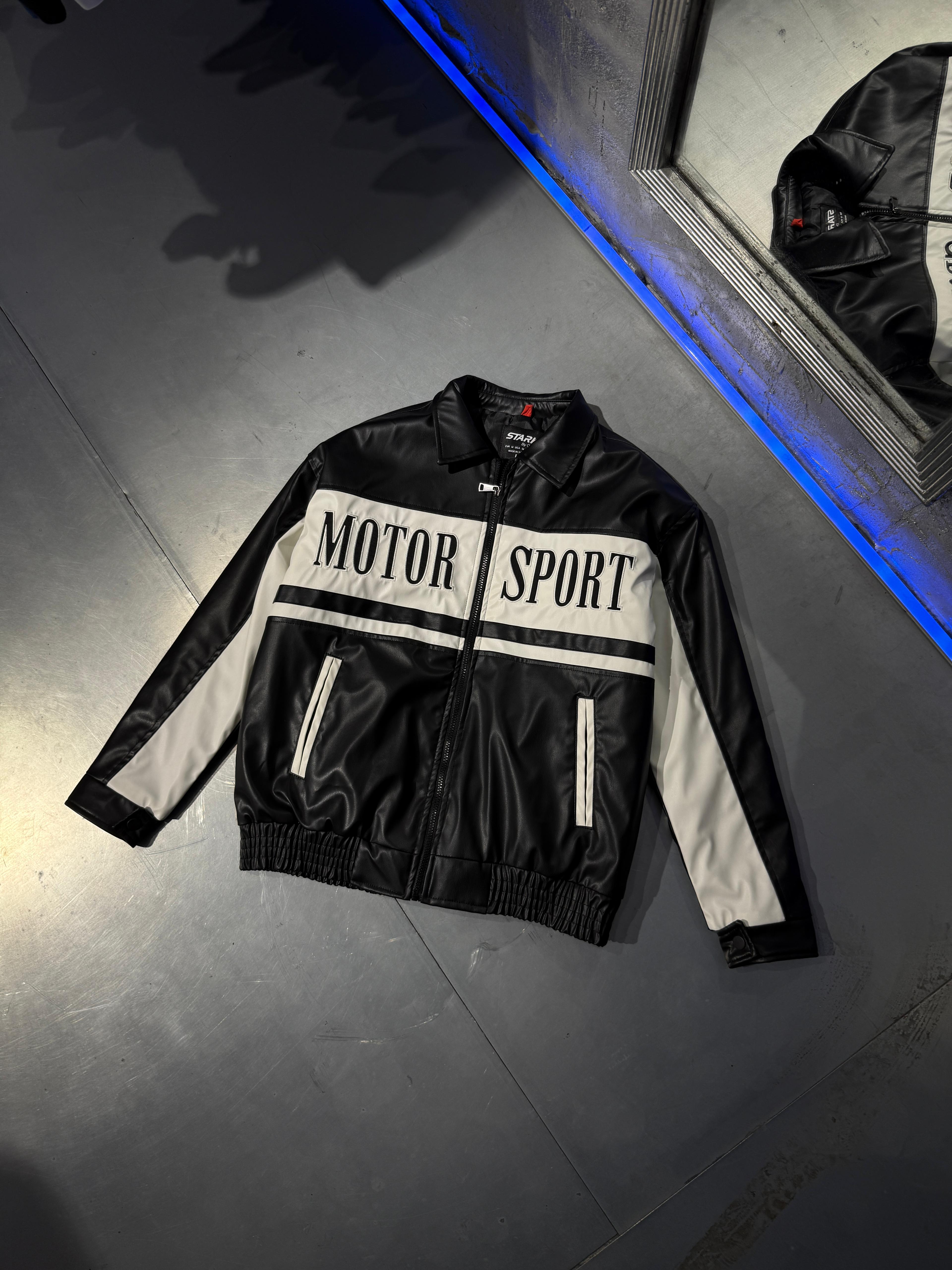 Deri Ceket  Kolej  Baskılı