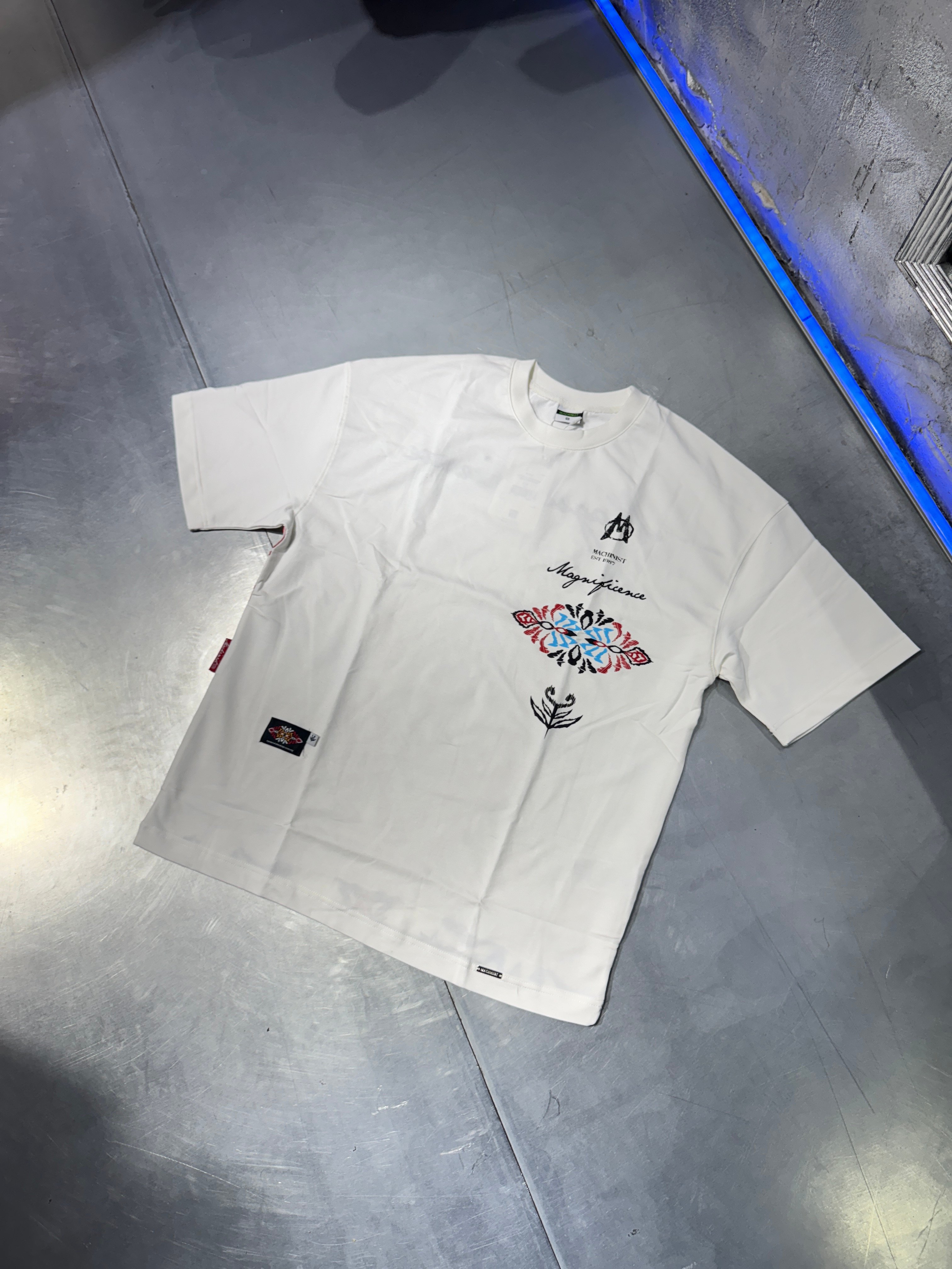 Ethnical Printed And Emroideret Suit Oversize T-Shirt