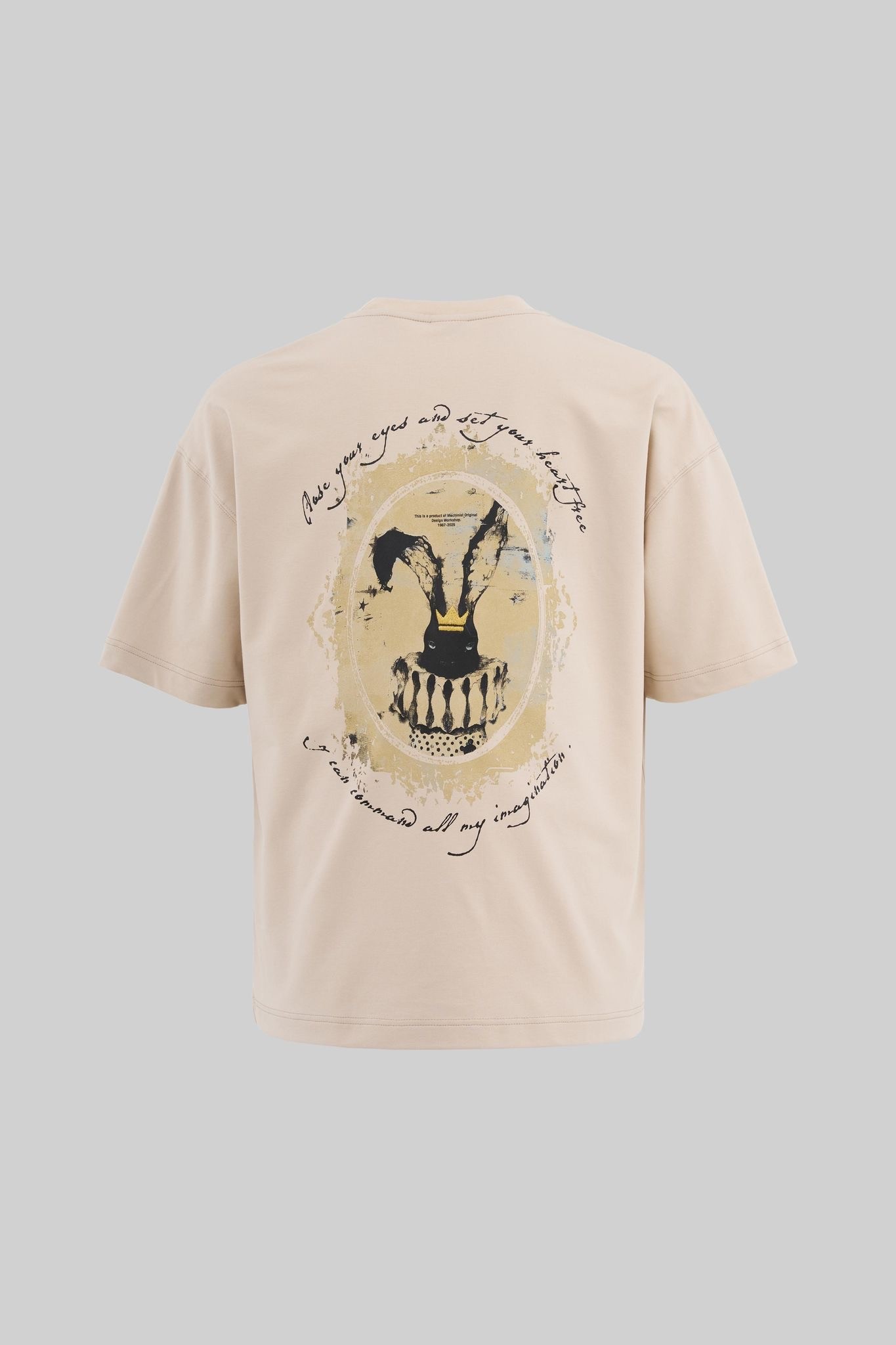 Printed And Glitter Embroidered T-Shirt