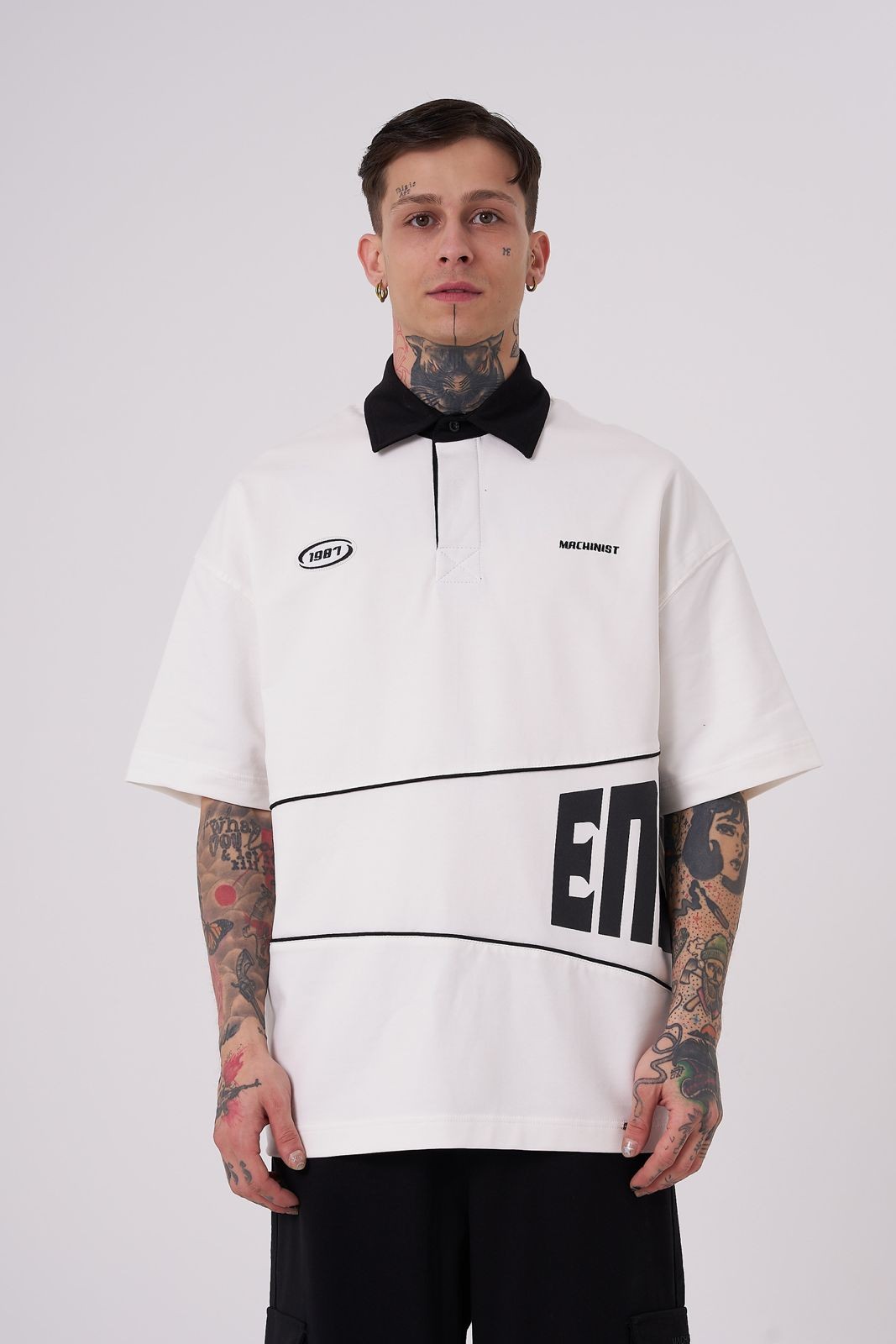 Endlees Printed Oversize Polo