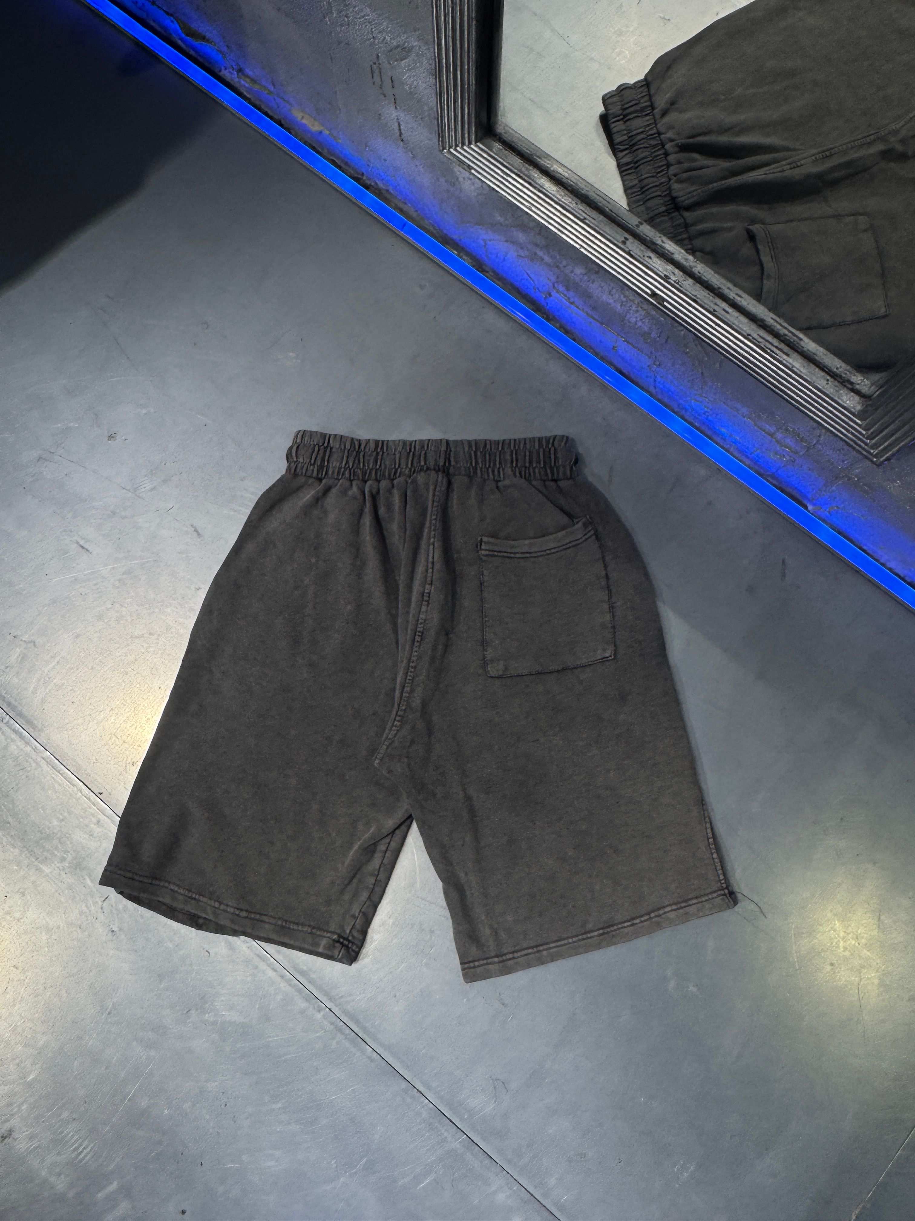 Star Burn 3 İplik Acid Wash Şort