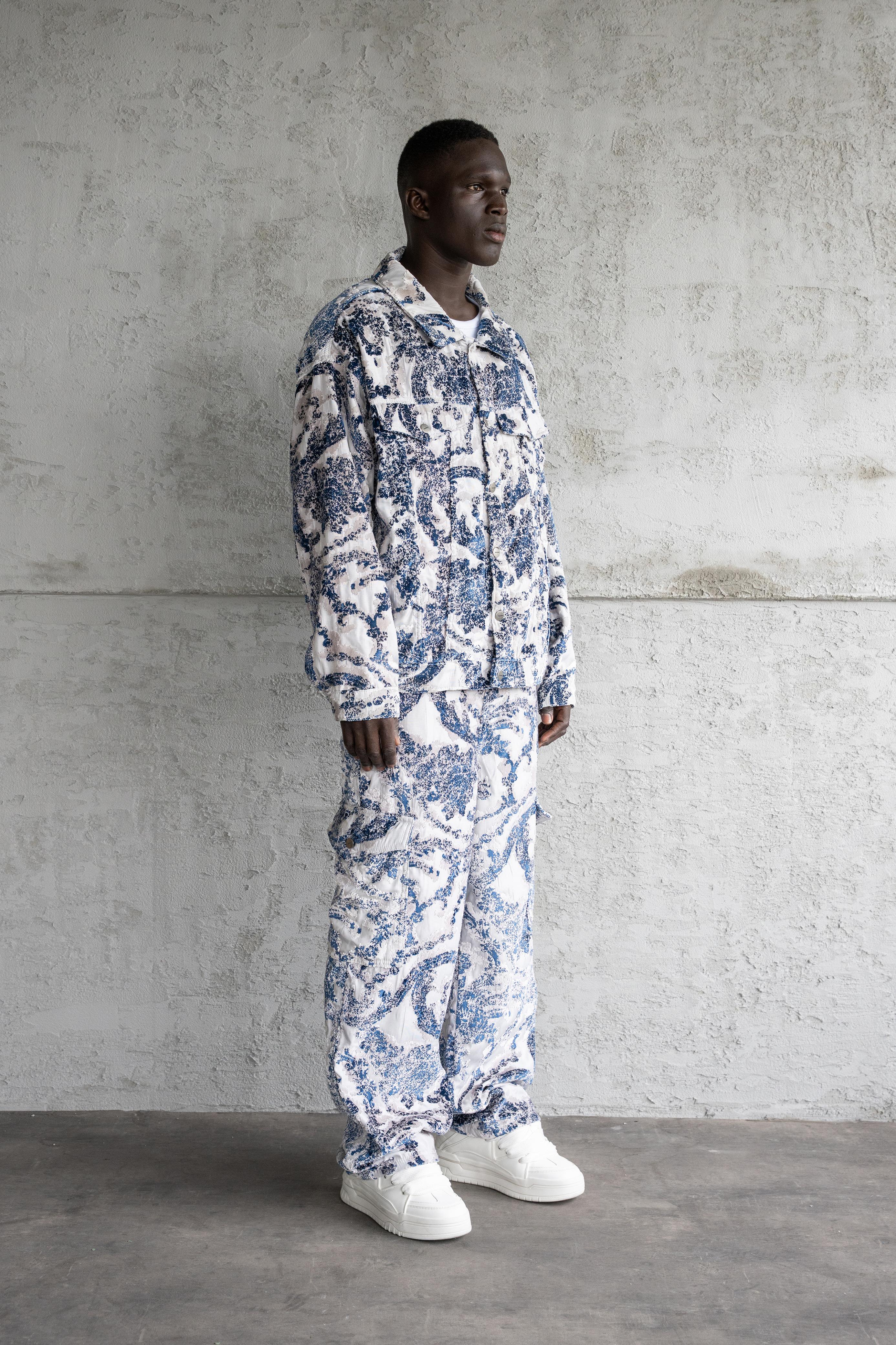 Premium Limited Edition Distorted Denim Takım