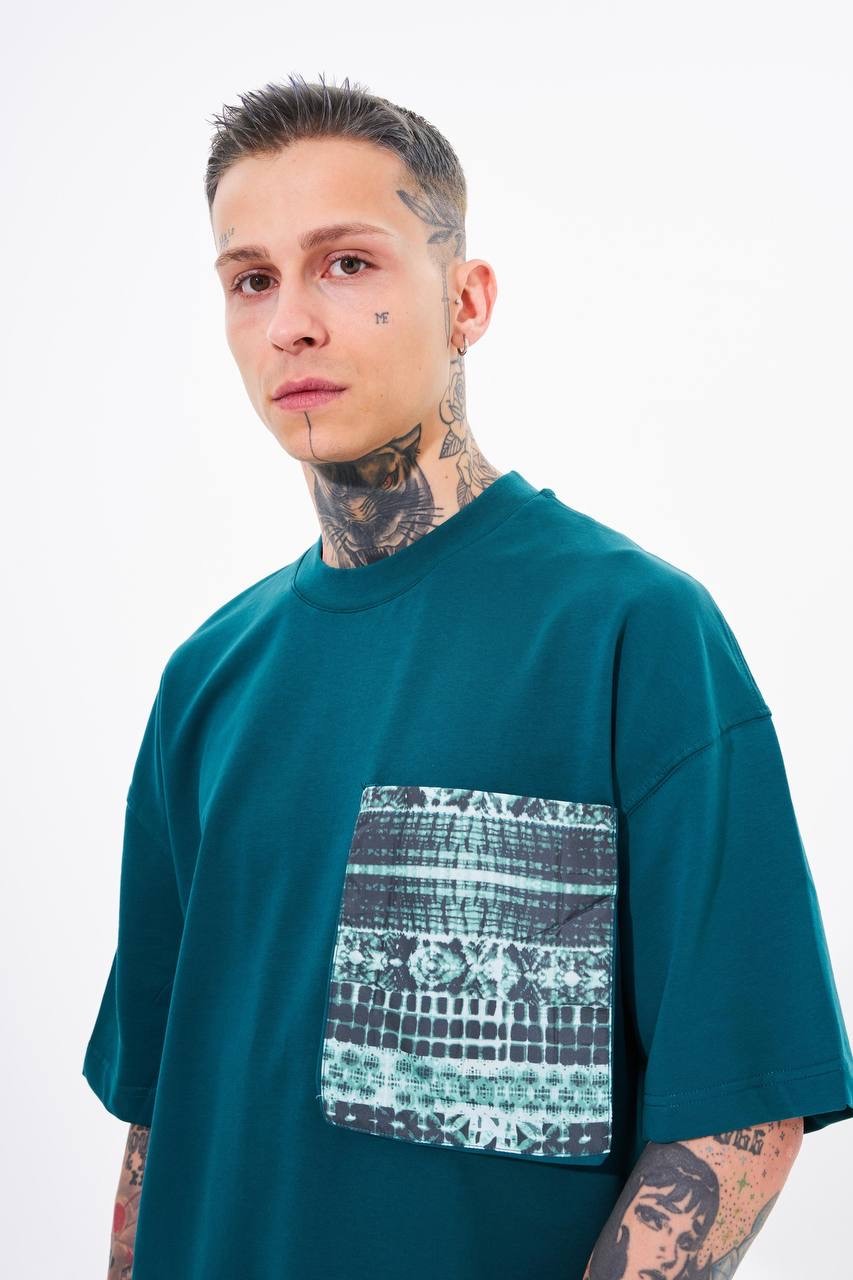 Digital Pocket Oversize T-Shirt