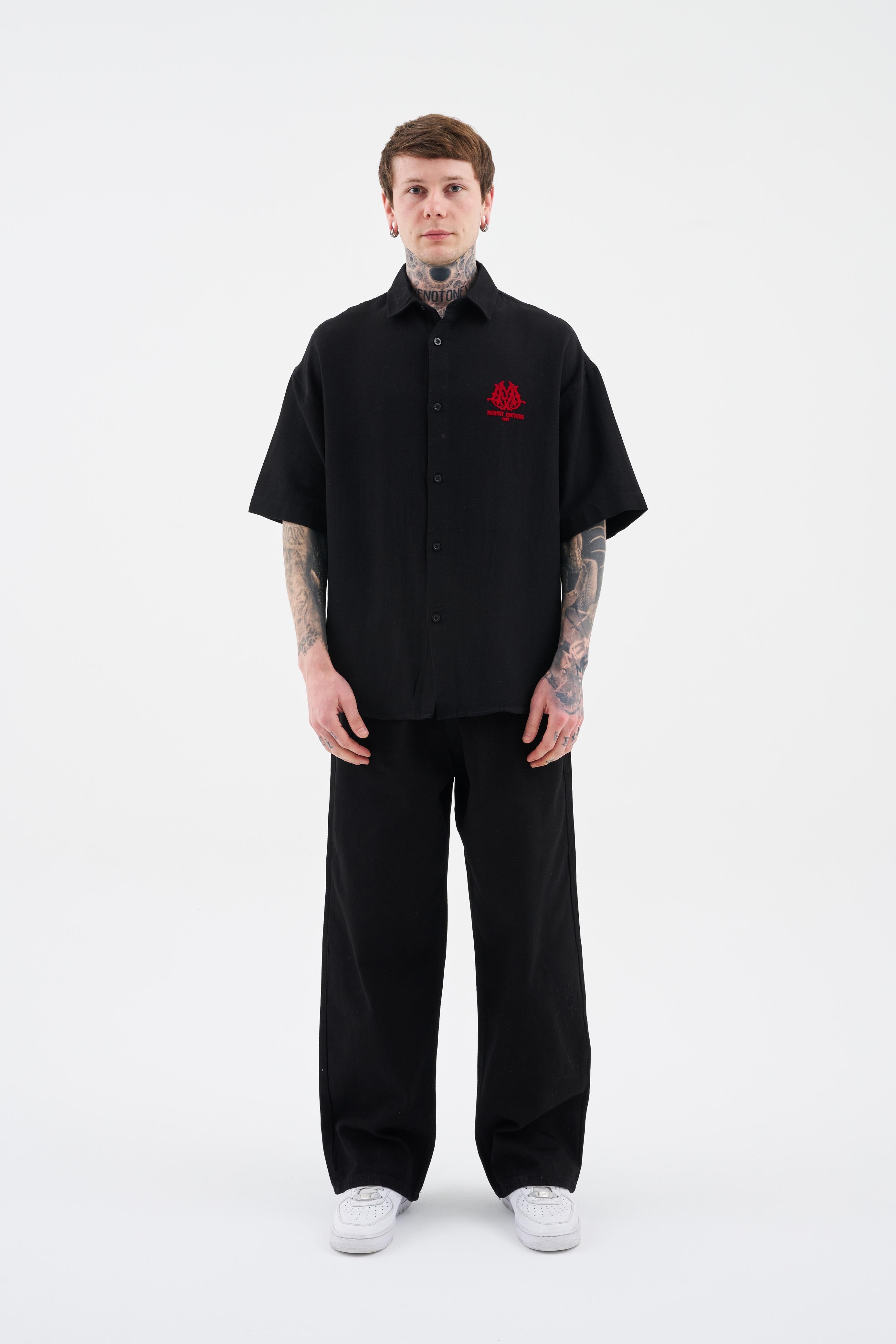 Velvet Printed Gömlek