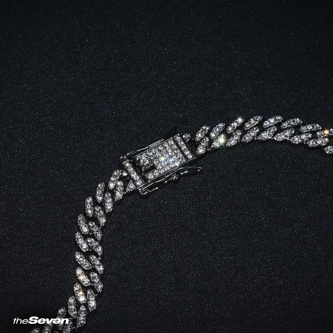 Iced Out 10mm 50cm Cuban Chain Kolye