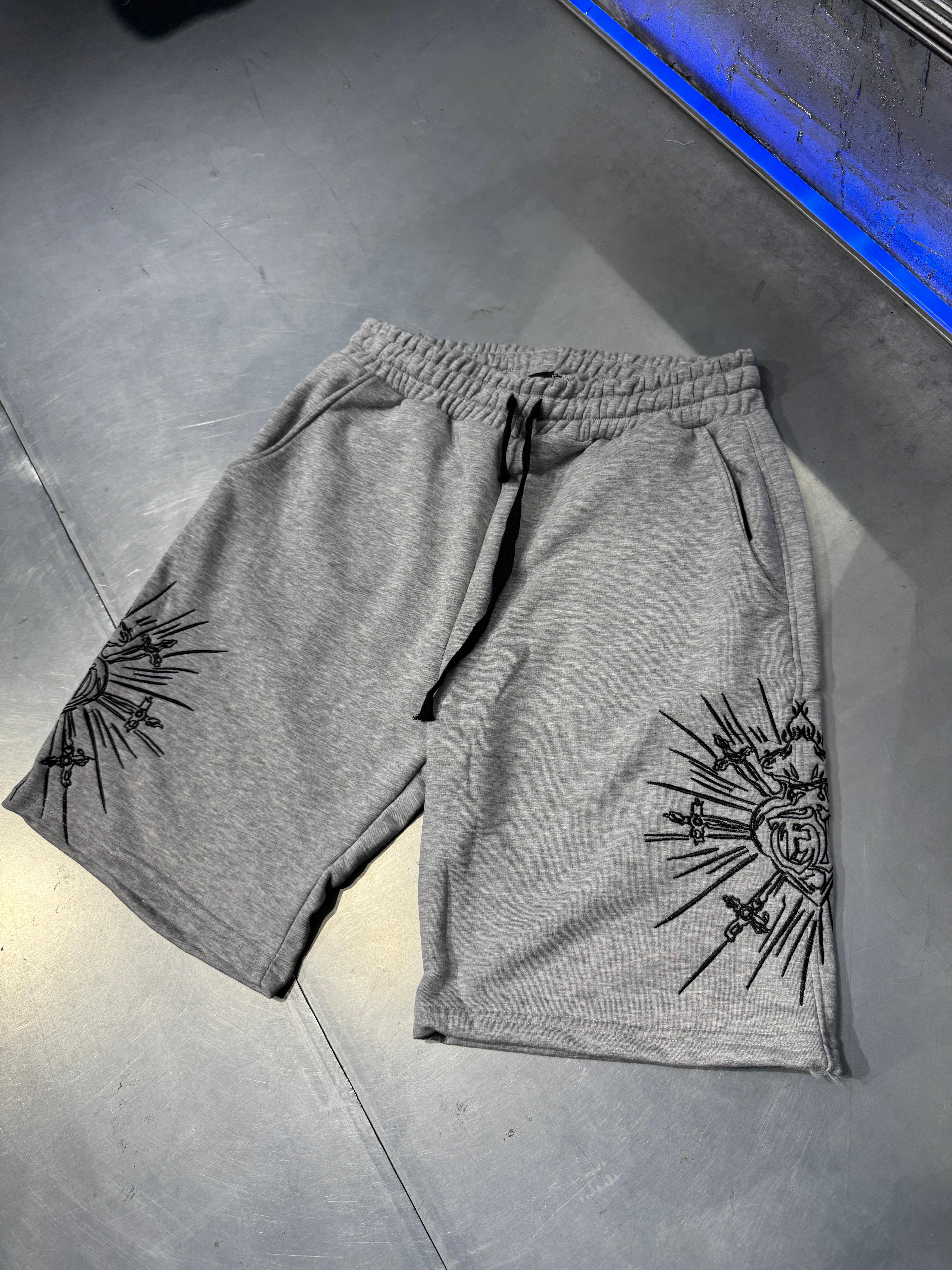 Shadow Crest 3 İplik Acid Wash Şort