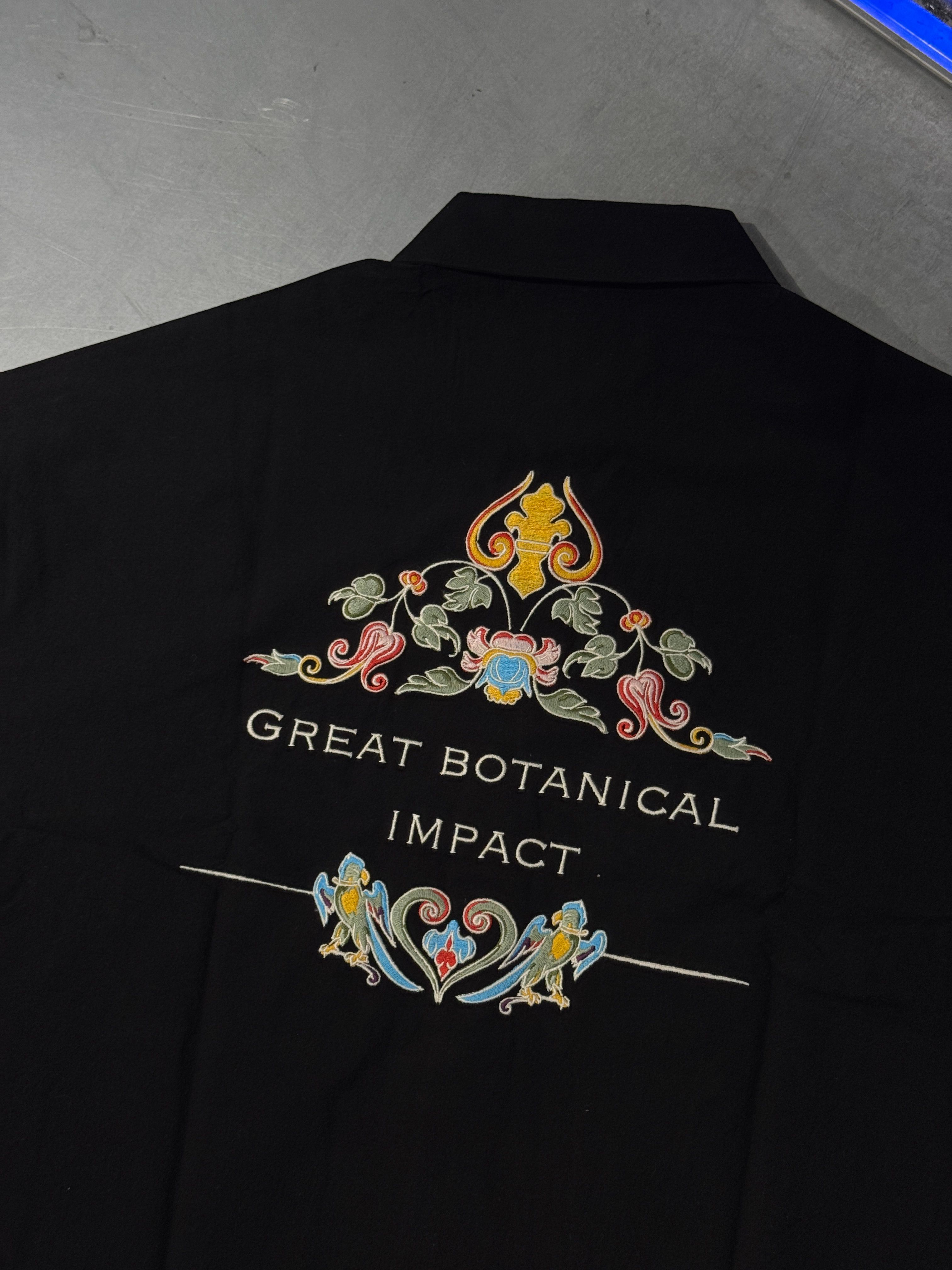 Floral Embroidered Cotton Gömlek