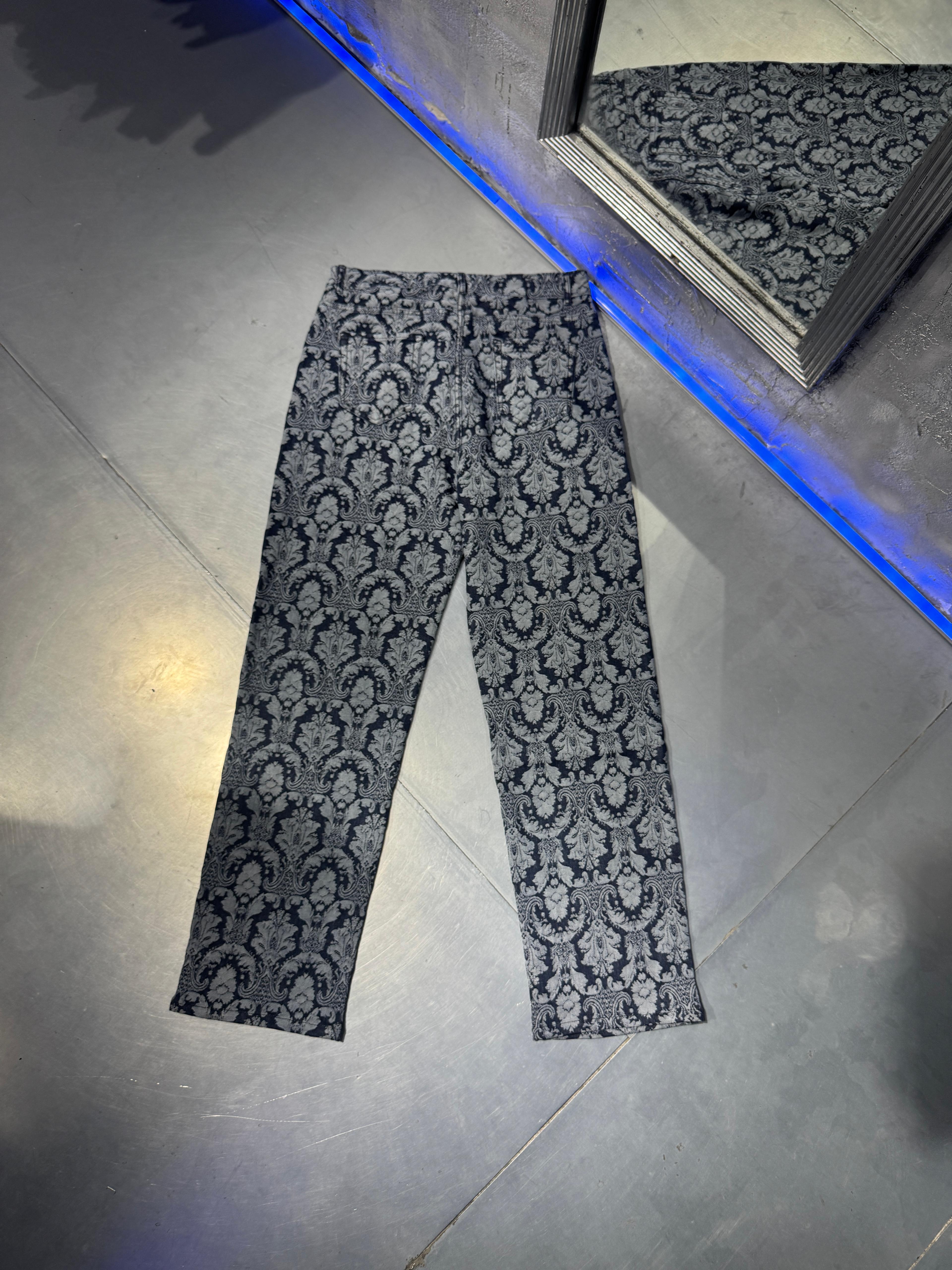 Jacquard Baggy Jean Navy Blue – Limited Edition