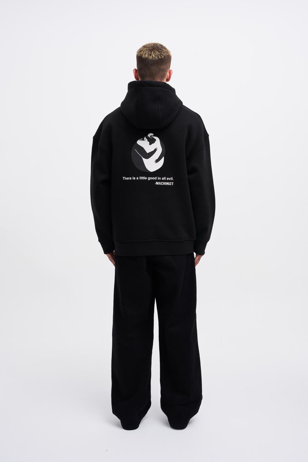 Good And Evil Şardonlu Hoodie