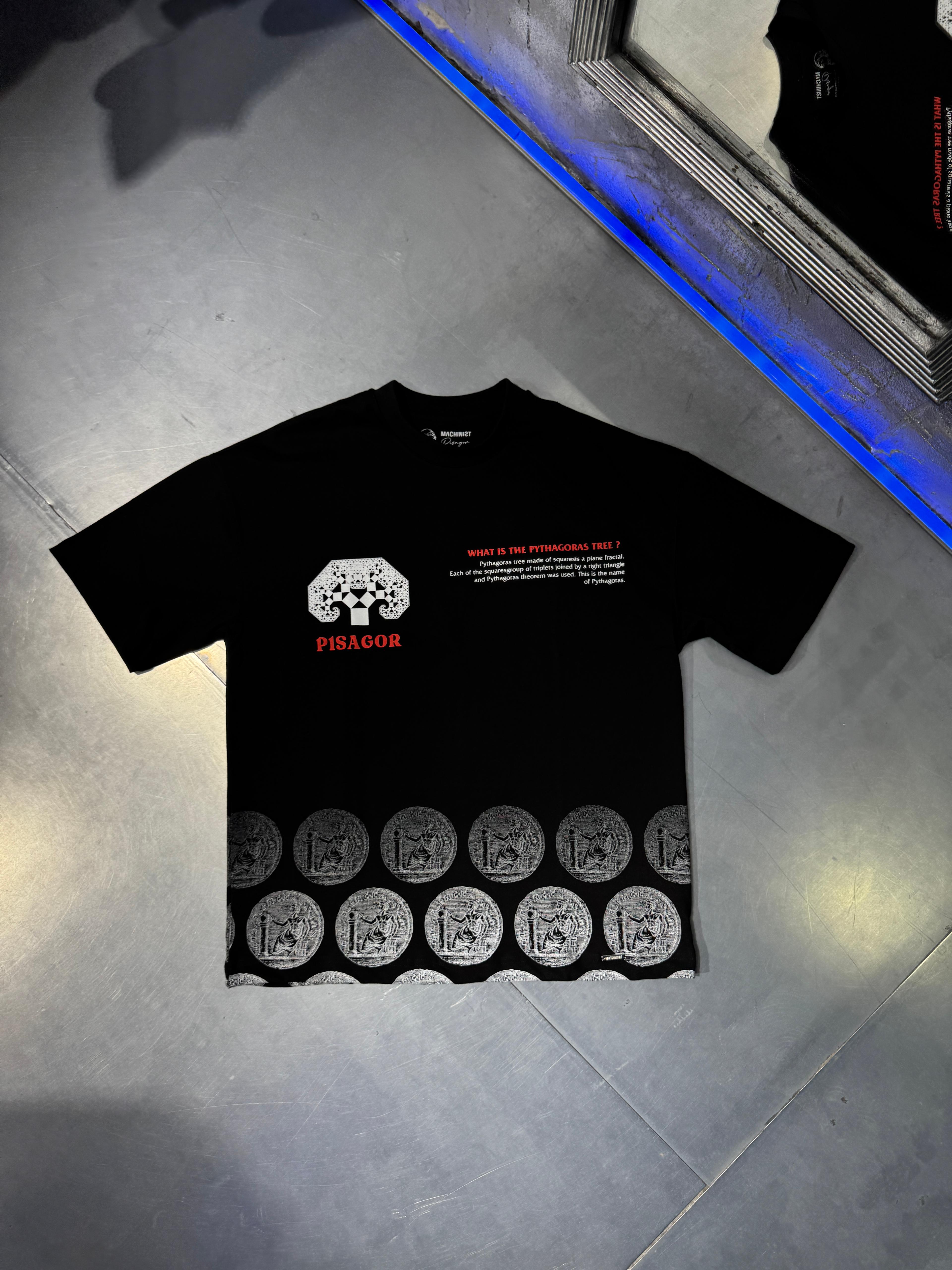 Pisagor Tree Oversize T-Shirt
