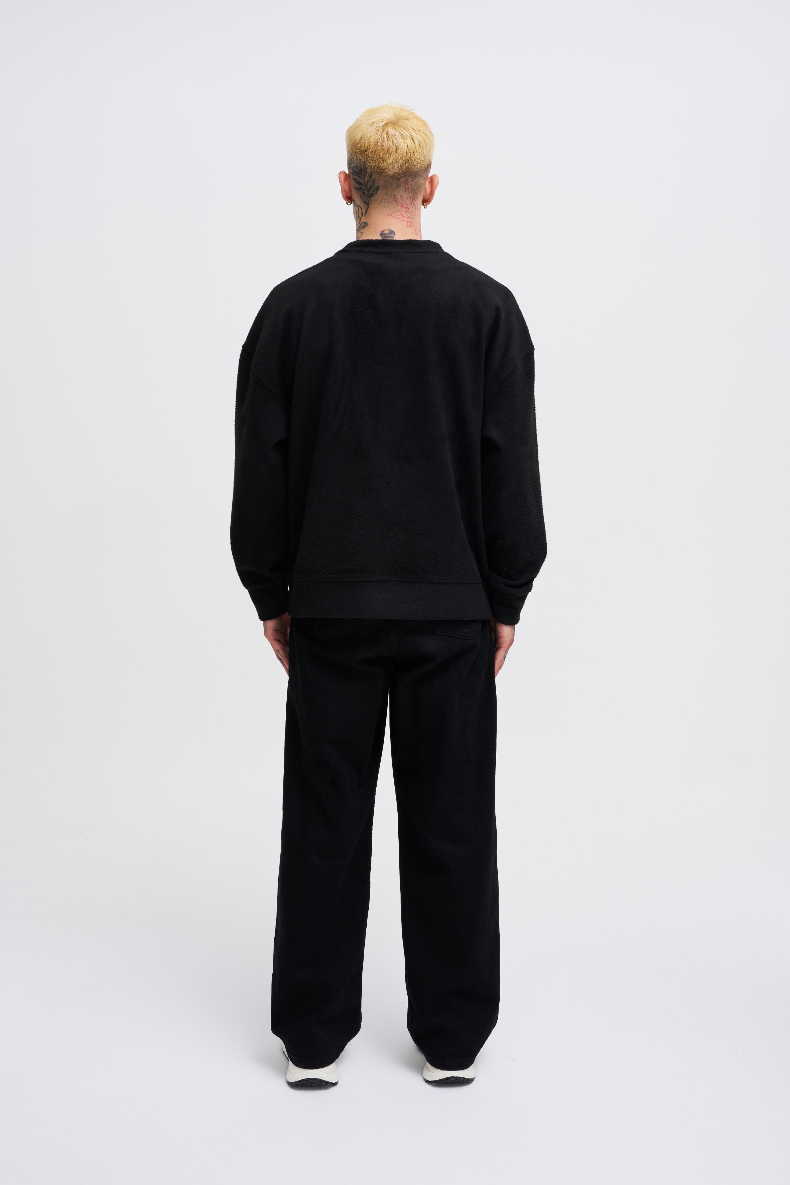 Ponte Kaşmir Oversize Basic Sweatshirt