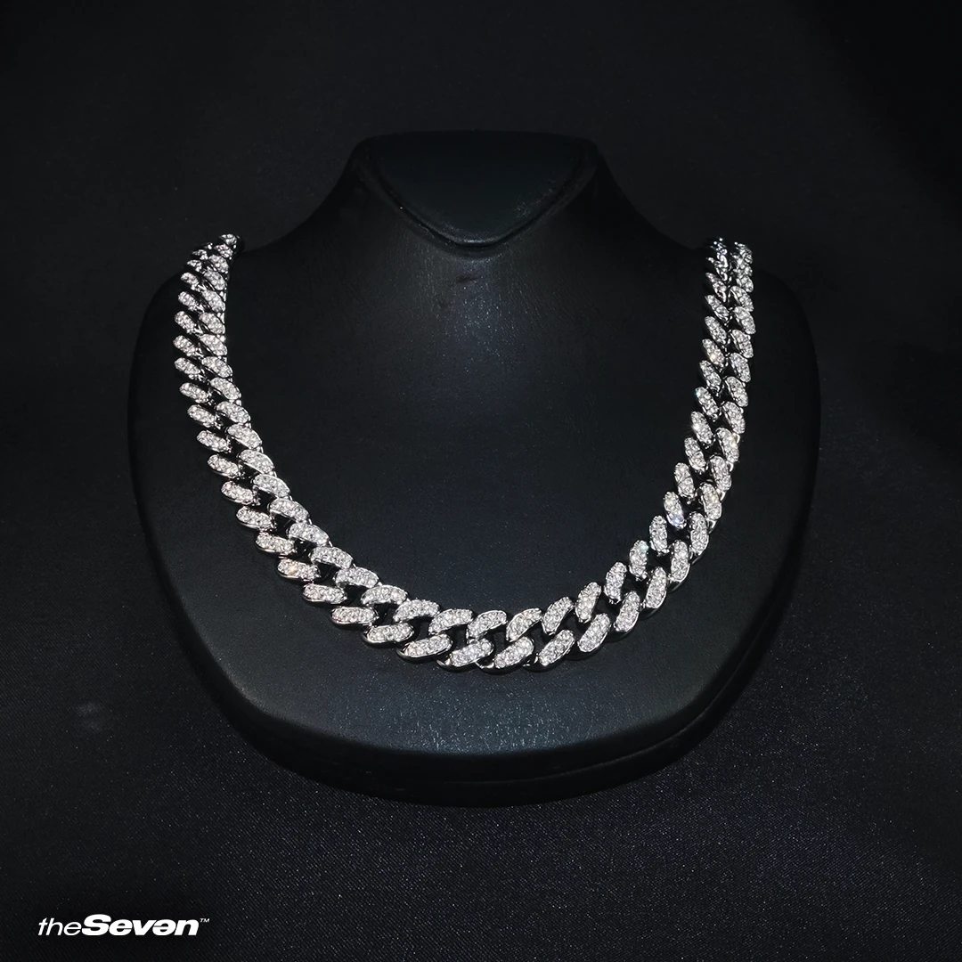 Iced Out 13mm 50cm Cuban Chain Kolye