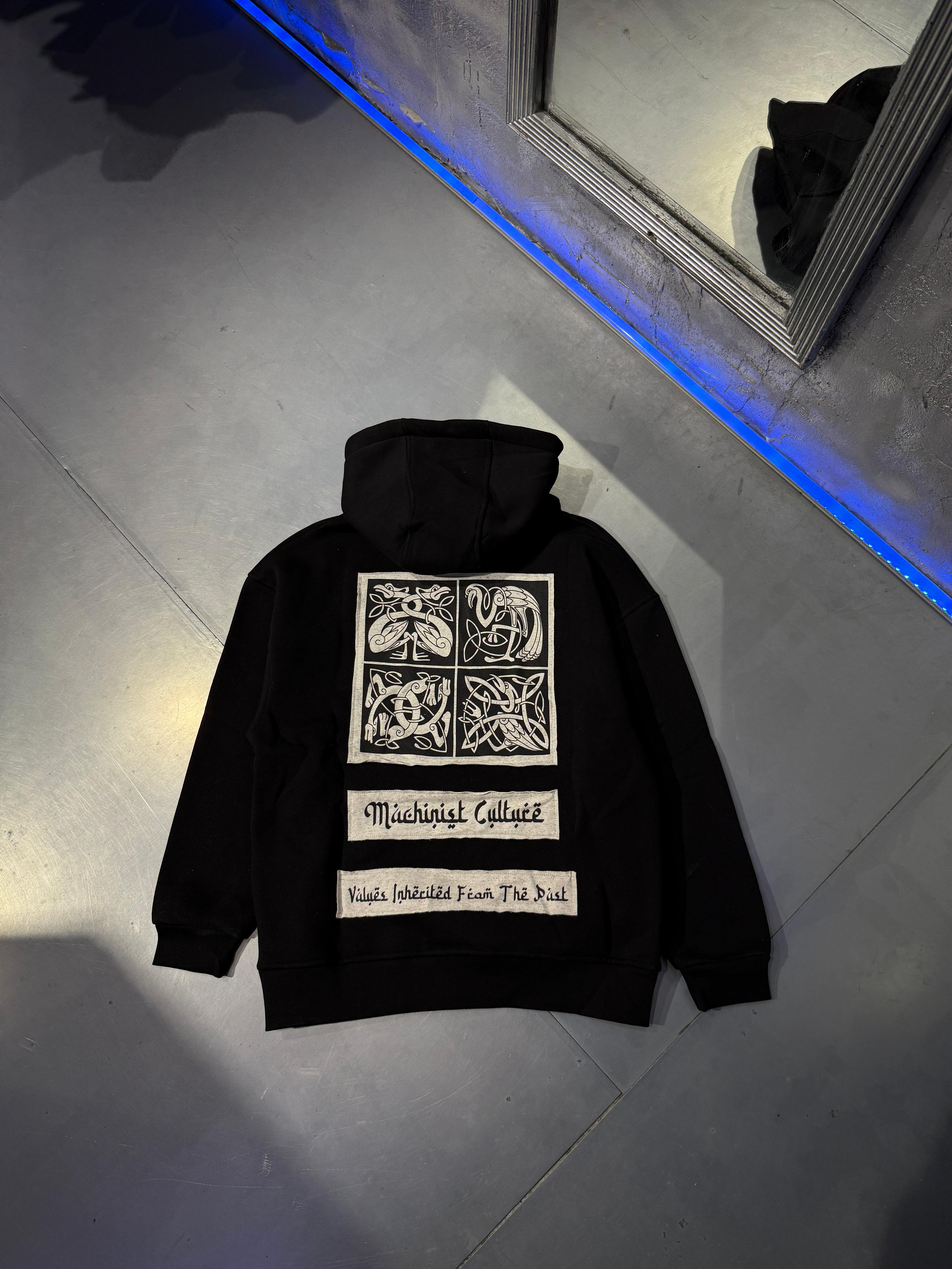 Oversize Culture Printed Hoodie