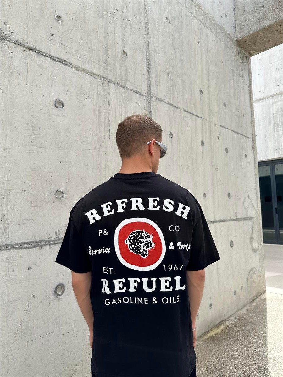 Refresh Est.1967 Oversize T-Shirt - siyah