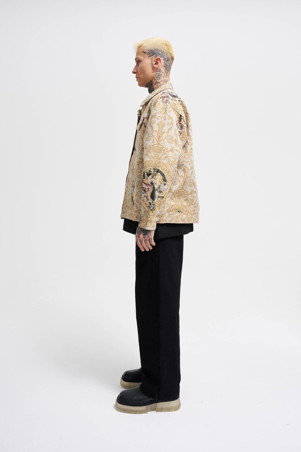 Vintage Baroque Patterned Premium Jacket