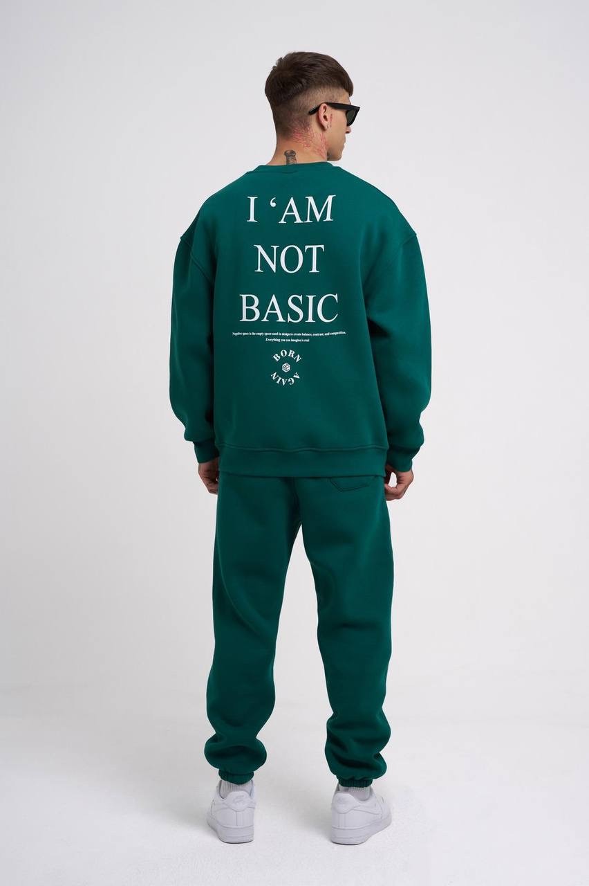 l'Am Not Basic Printed Şardonlu Sweatshirt