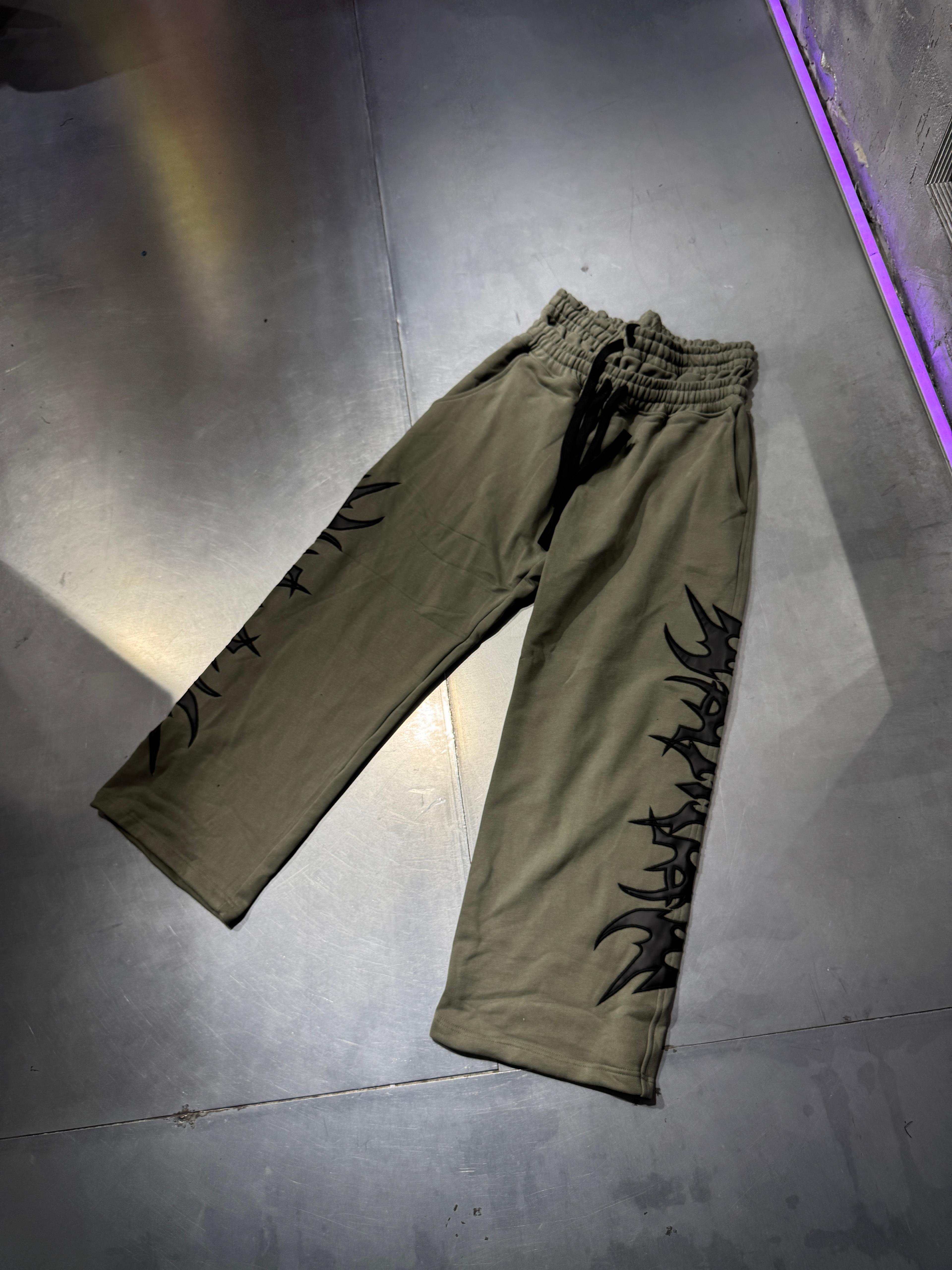 3 İplik Premium Gothic Script Baggy Eşofman