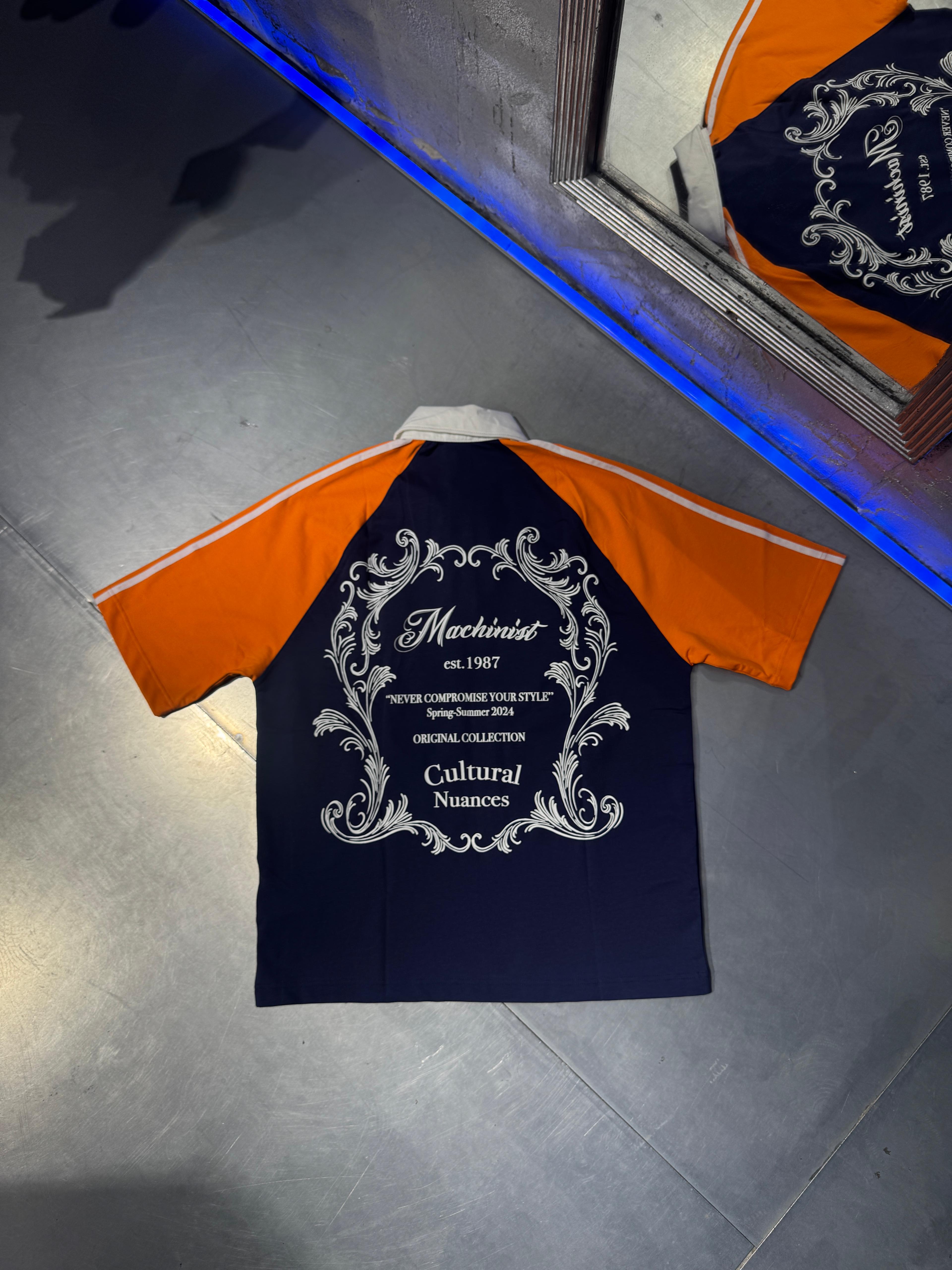 Striped Sleeves Polo T-Shirt