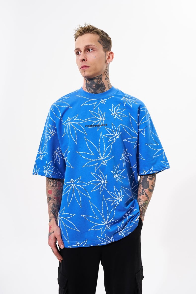 Cannabis Leaf Oversize T-Shirt