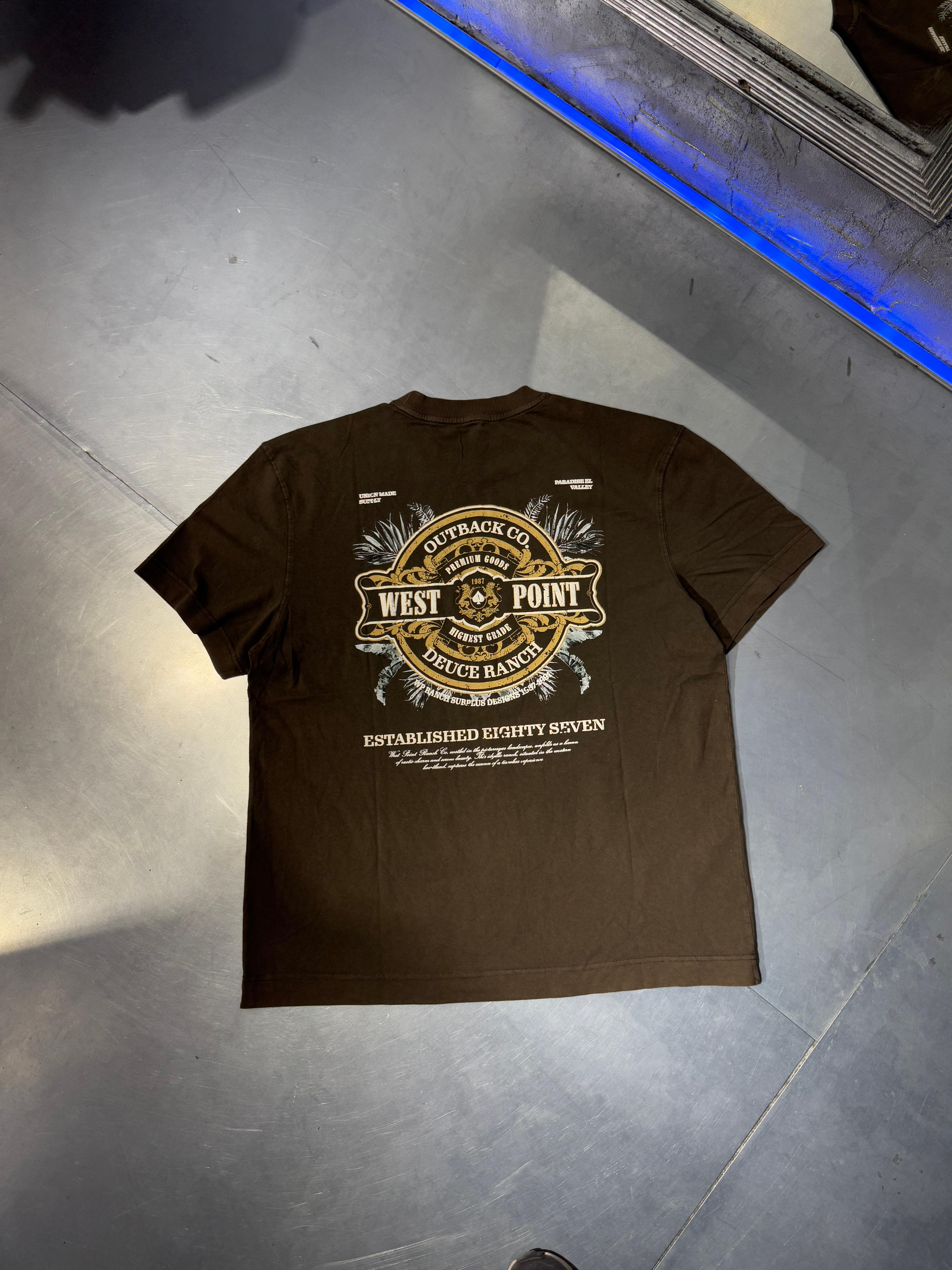 West Point Regular Fit Kahverengi T-Shirt