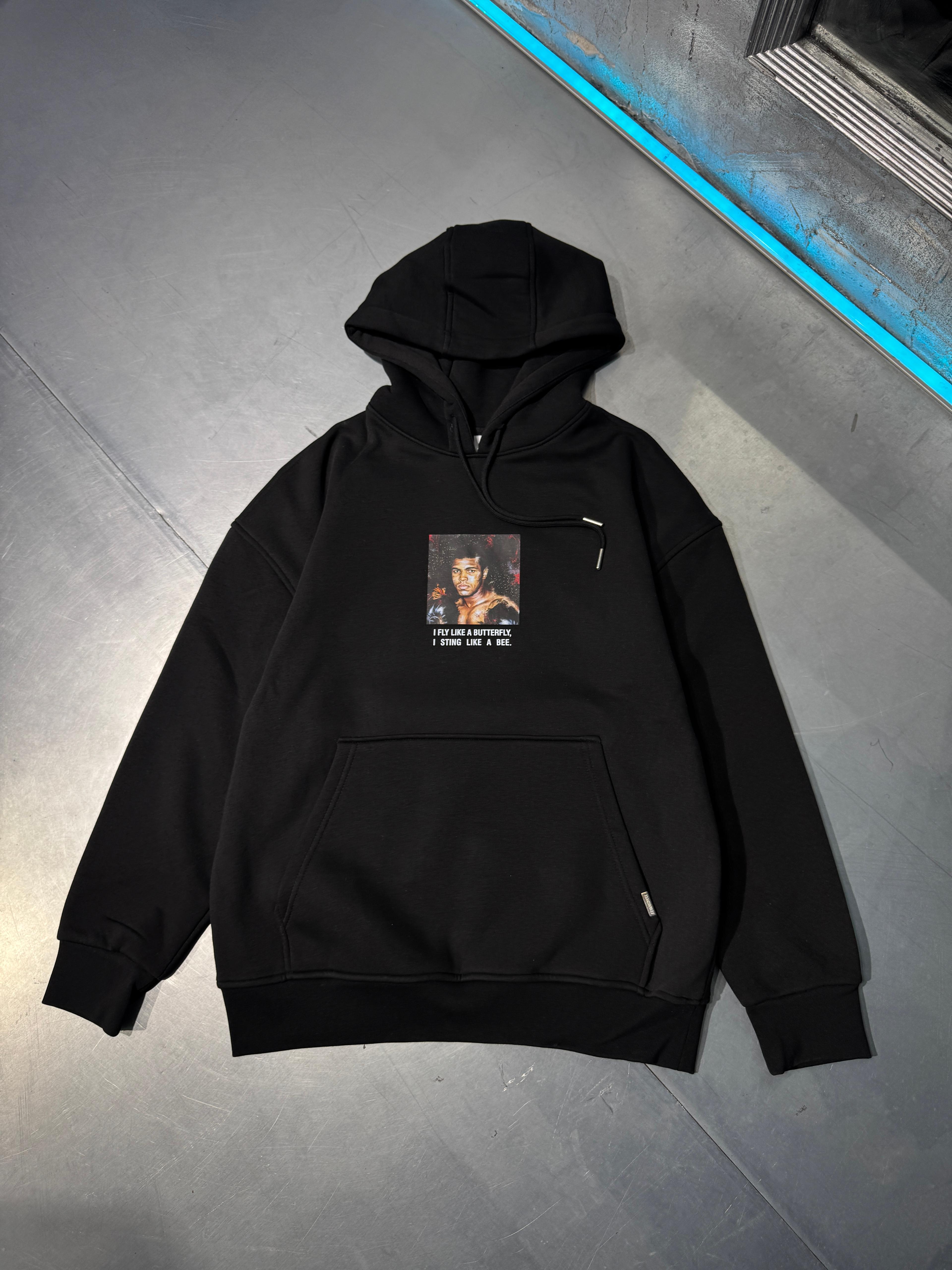 Muhammad Ali Hoodie - Siyah