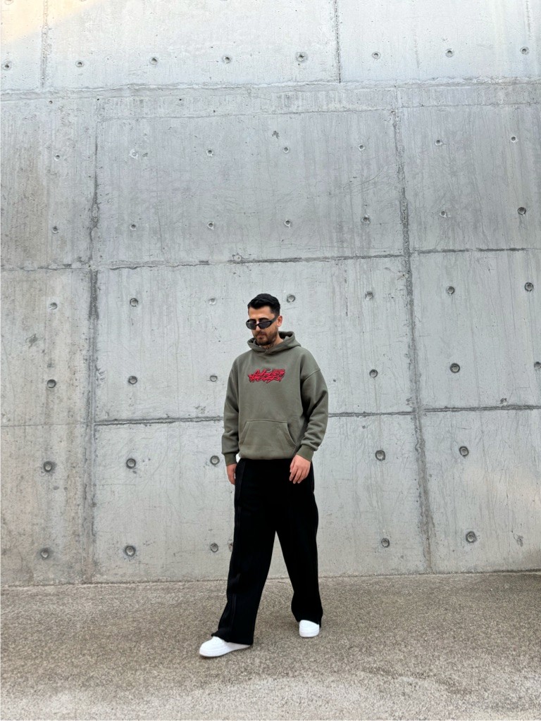 Mhl Studio Old School Minimal Nakışlı Şardonlu Hoodie