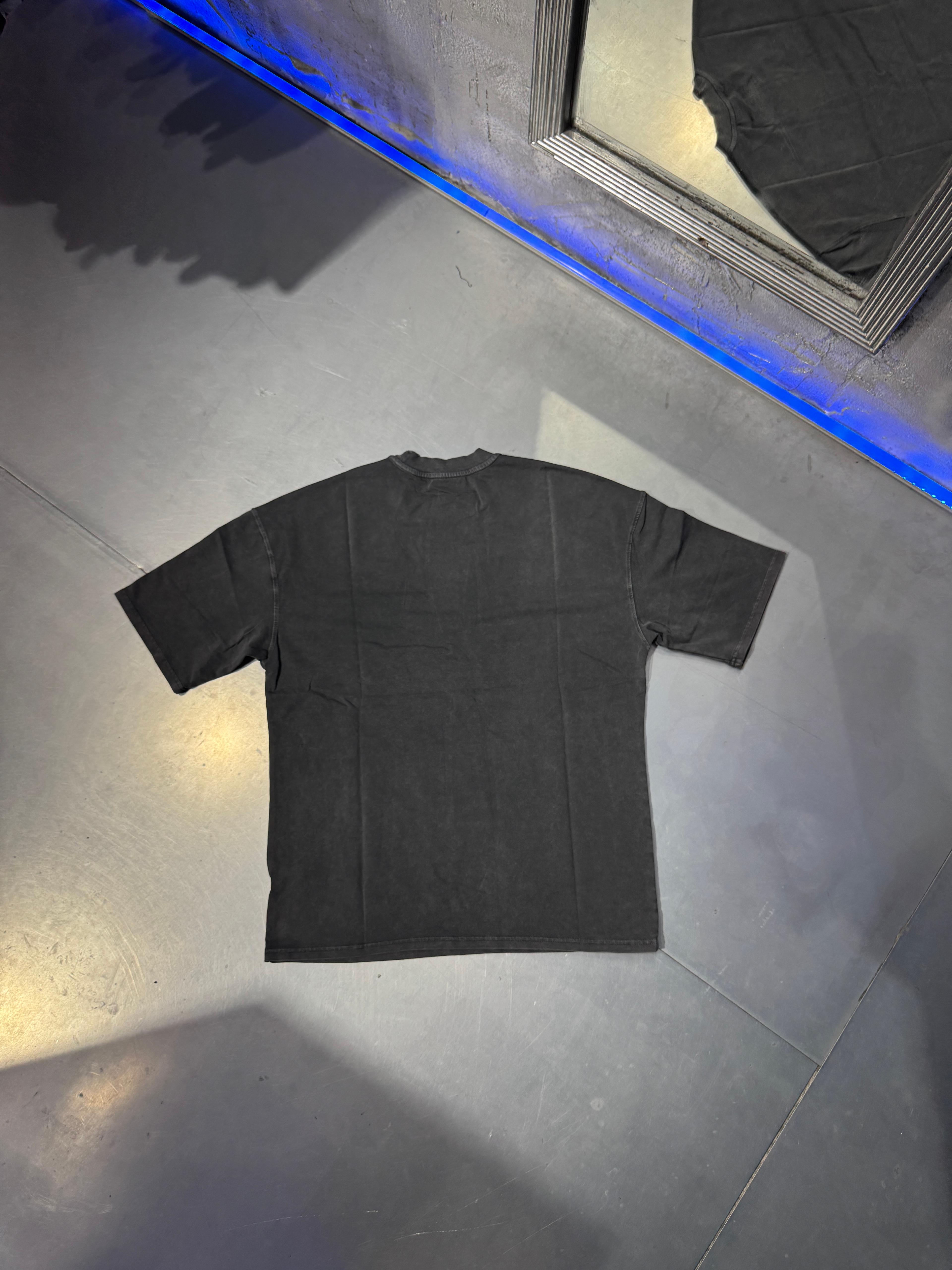 Oversize Acid Wash Basic T-Shirt