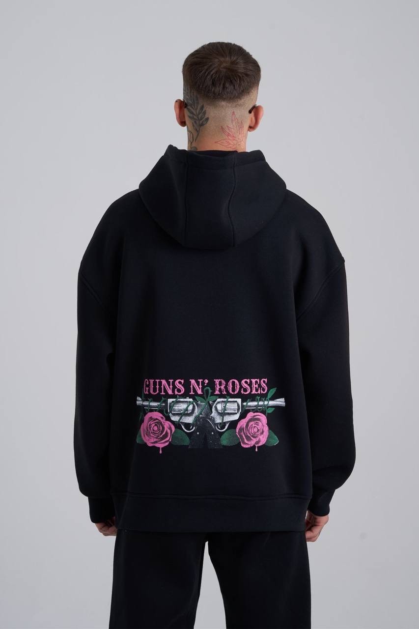 Guns Şardonlu Hoodie