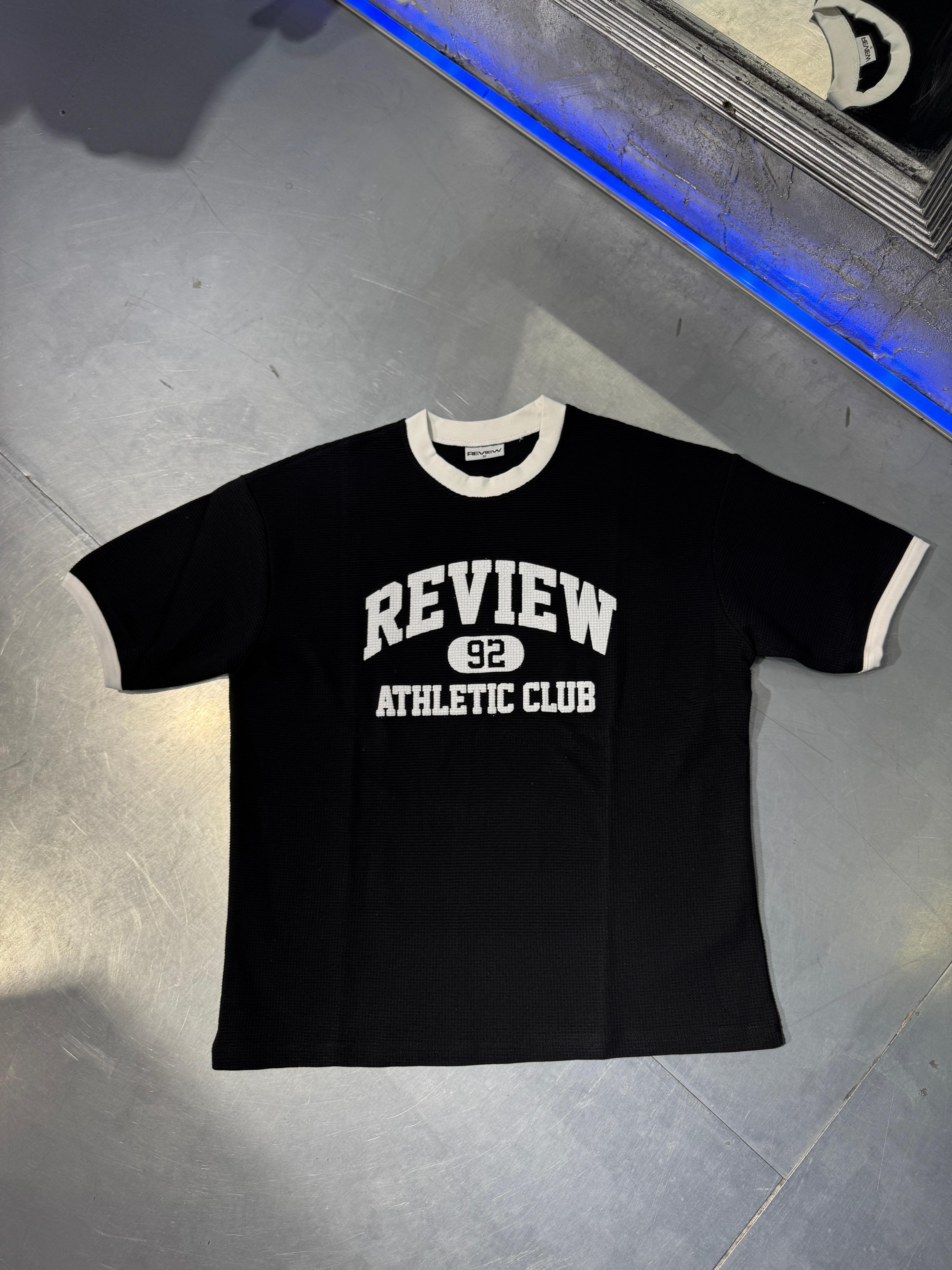 Atletic Club 92 Oversize T-Shirt - Siyah