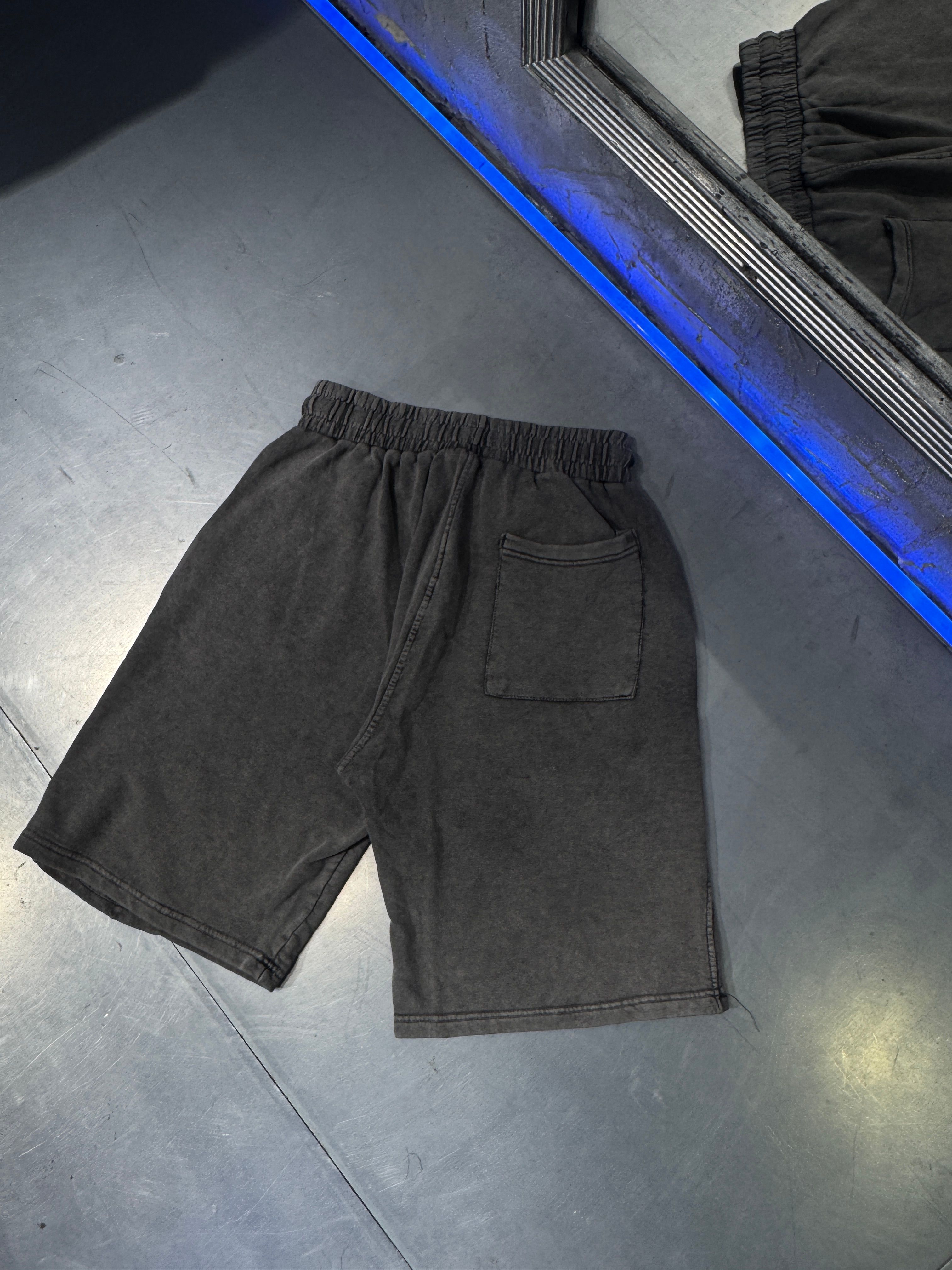 Star Burn 3 İplik Acid Wash Şort