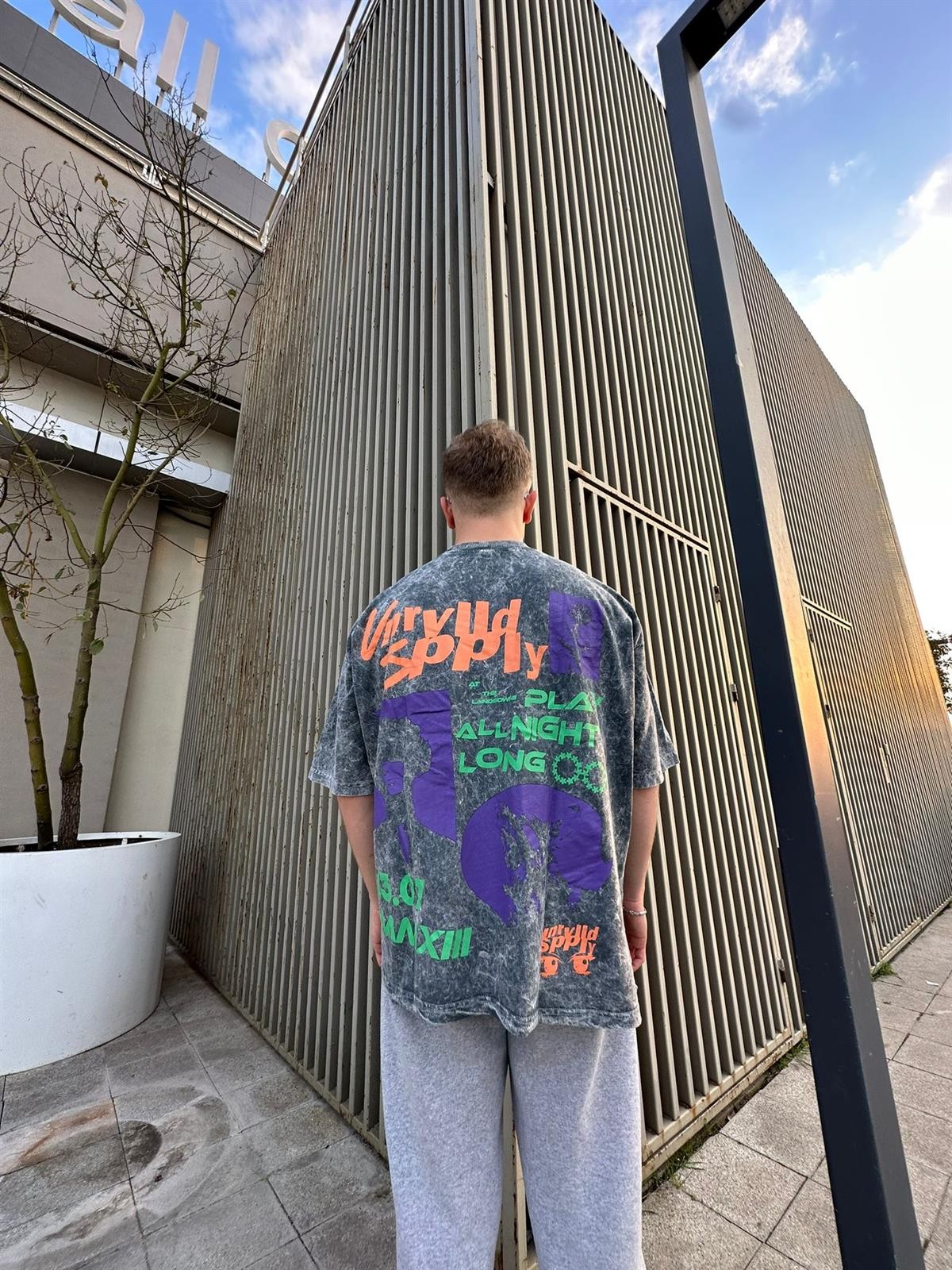 Oversize Acid Wash Spply T-Shirt