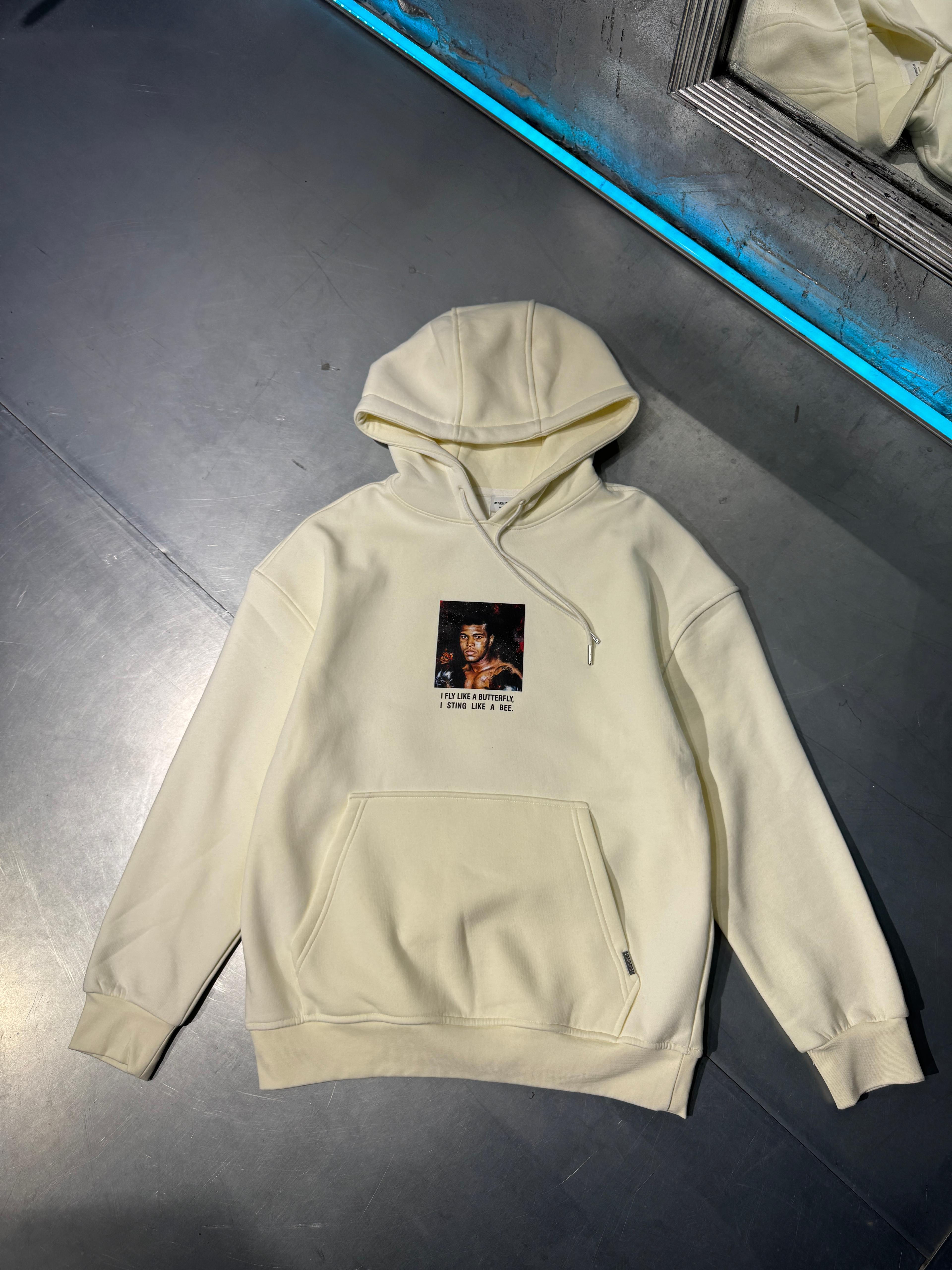 Muhammad Ali Hoodie - Ekru