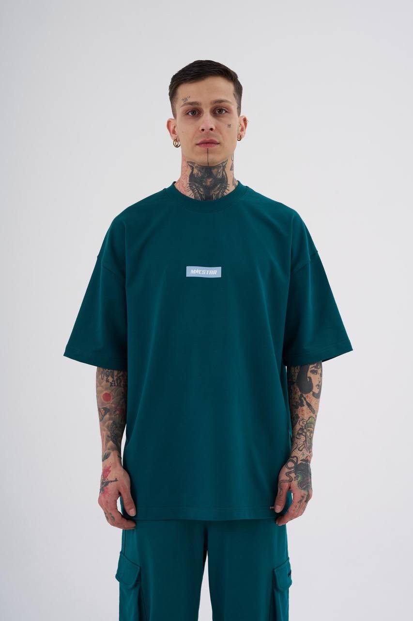 My Life İs Comedy Oversize T-Shirt - Oil Green