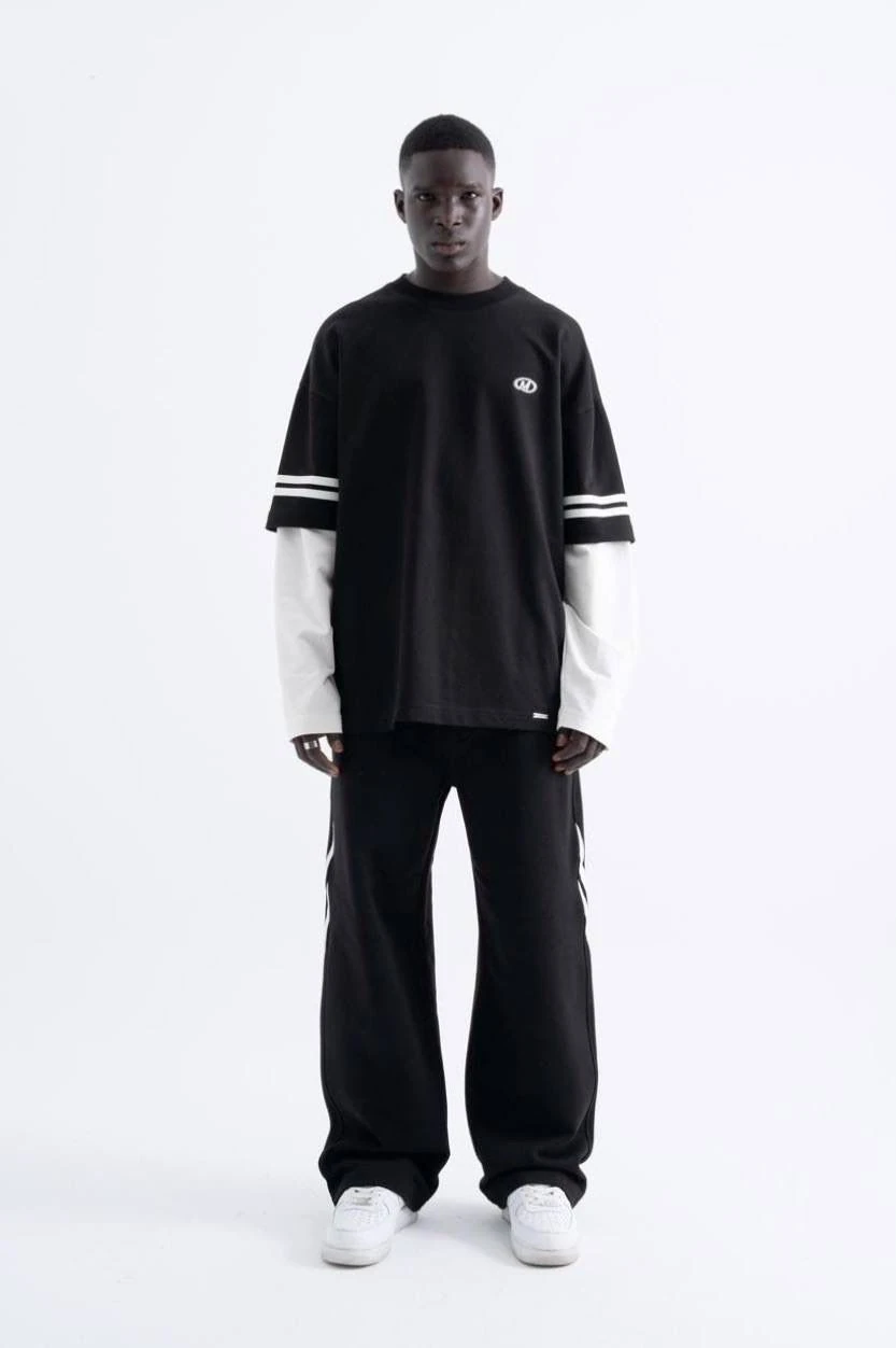 Social Mode Printed Oversize Sweatshirt