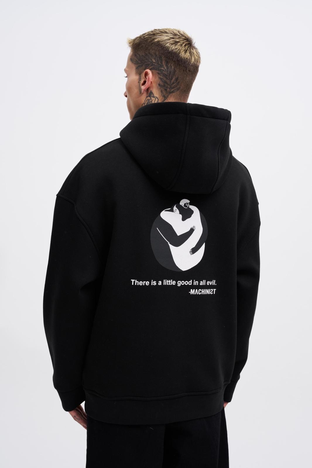 Good And Evil Şardonlu Hoodie