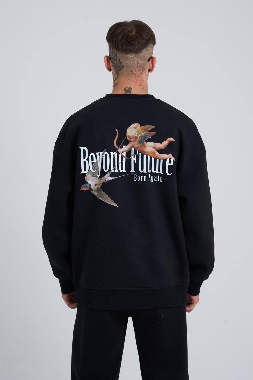 Beyond Future Şardonlu Sweatshirt