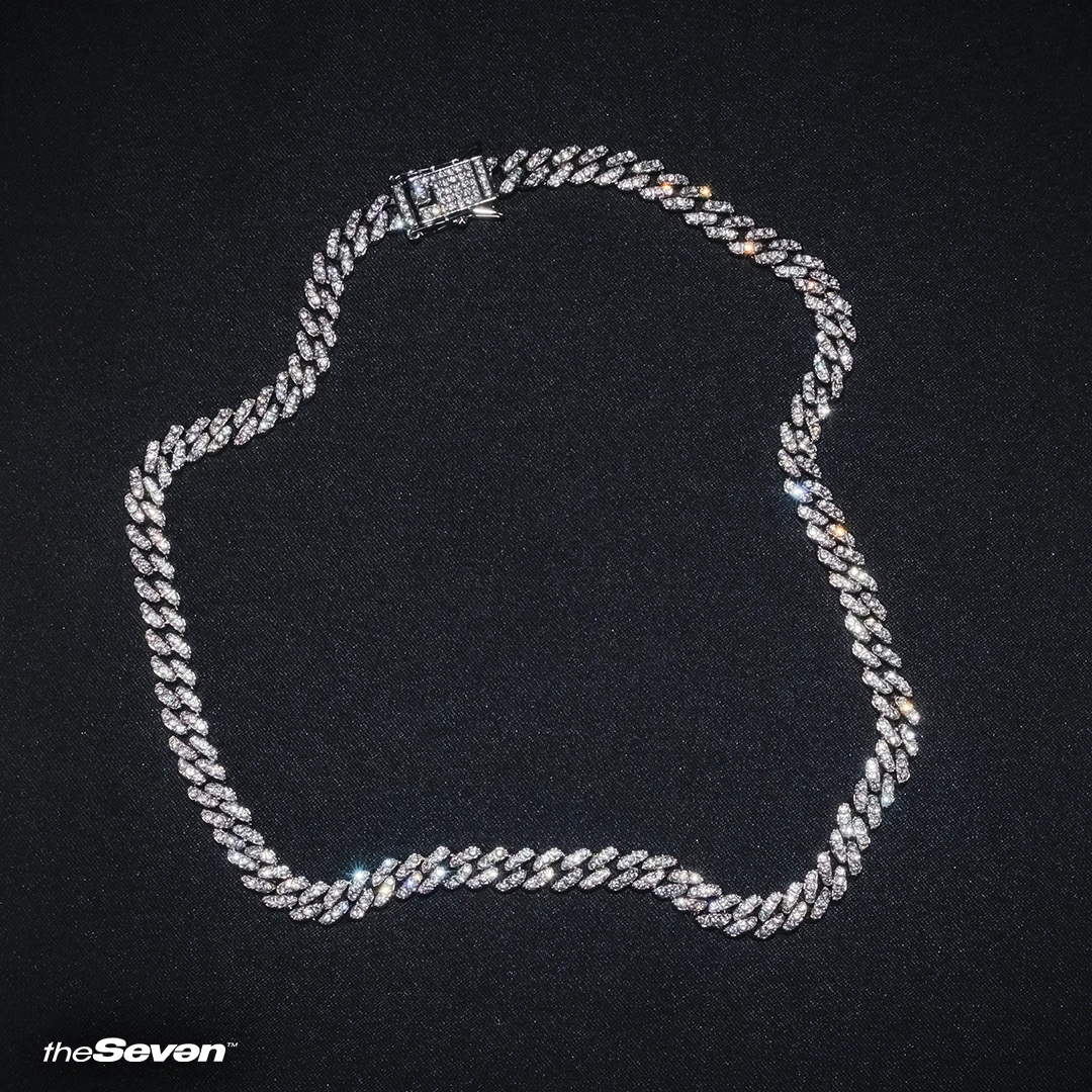Iced Out 10mm 50cm Cuban Chain Kolye