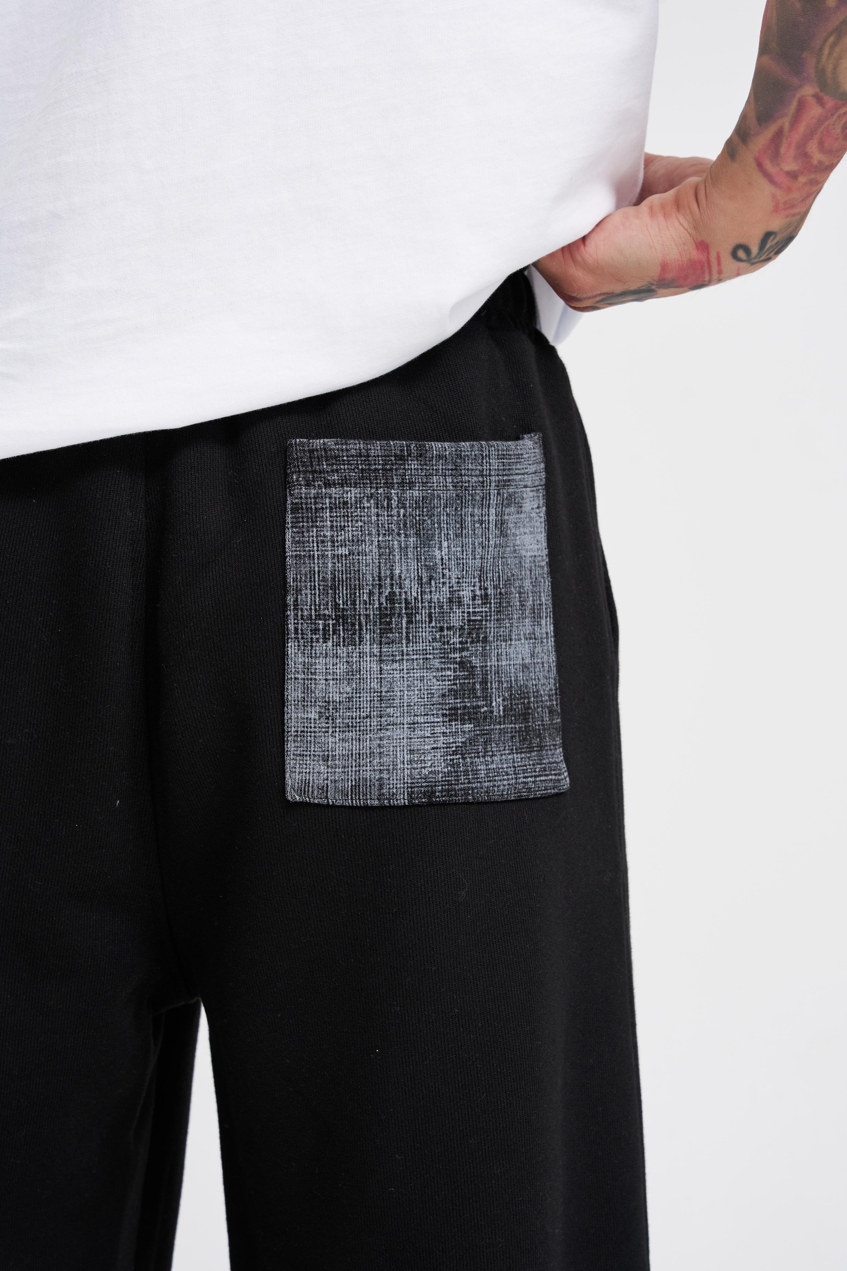 DISTRESSED PRINTED BAGGY EŞOFMAN