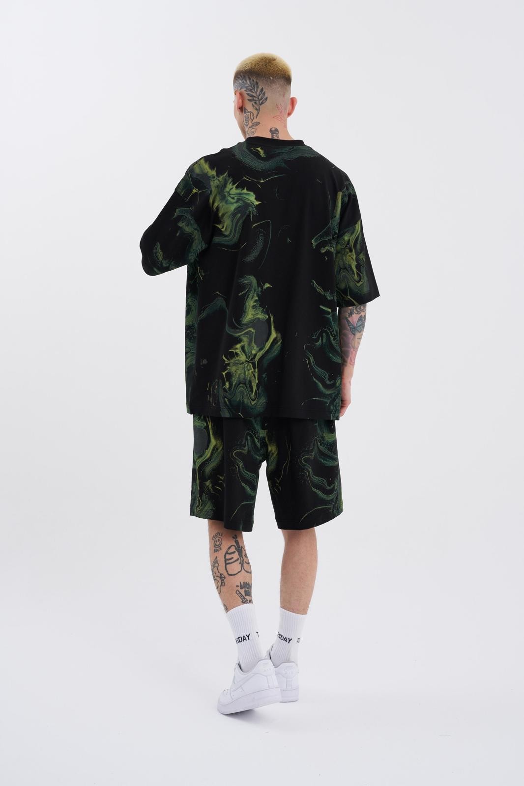 Baskılı Oversize Şort