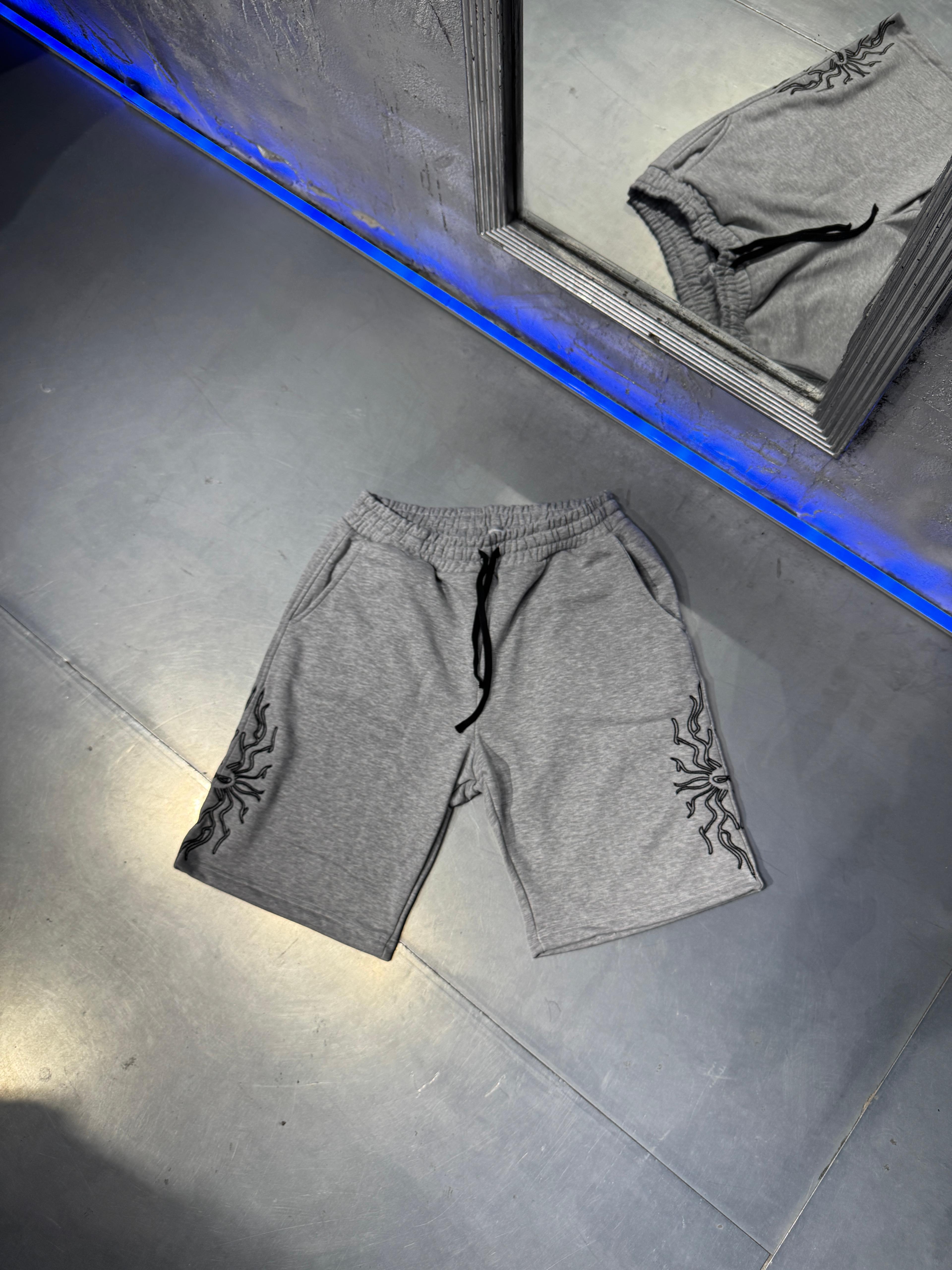 Tribal Burn 3 İplik Acid Wash Şort
