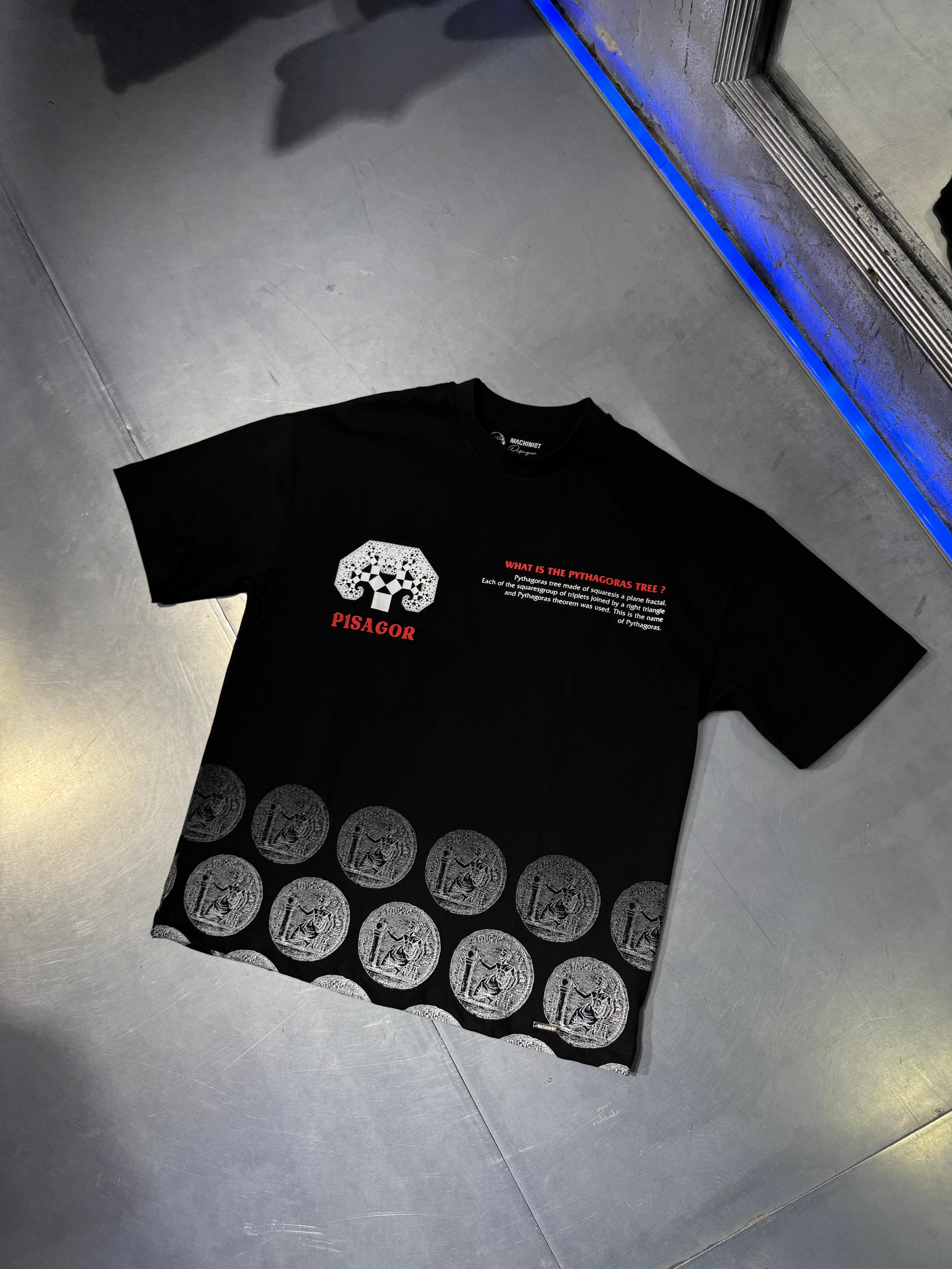 Pisagor Tree Oversize T-Shirt