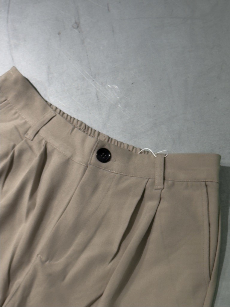 Basic Loose Fit Kumaş Pantolon - Bej